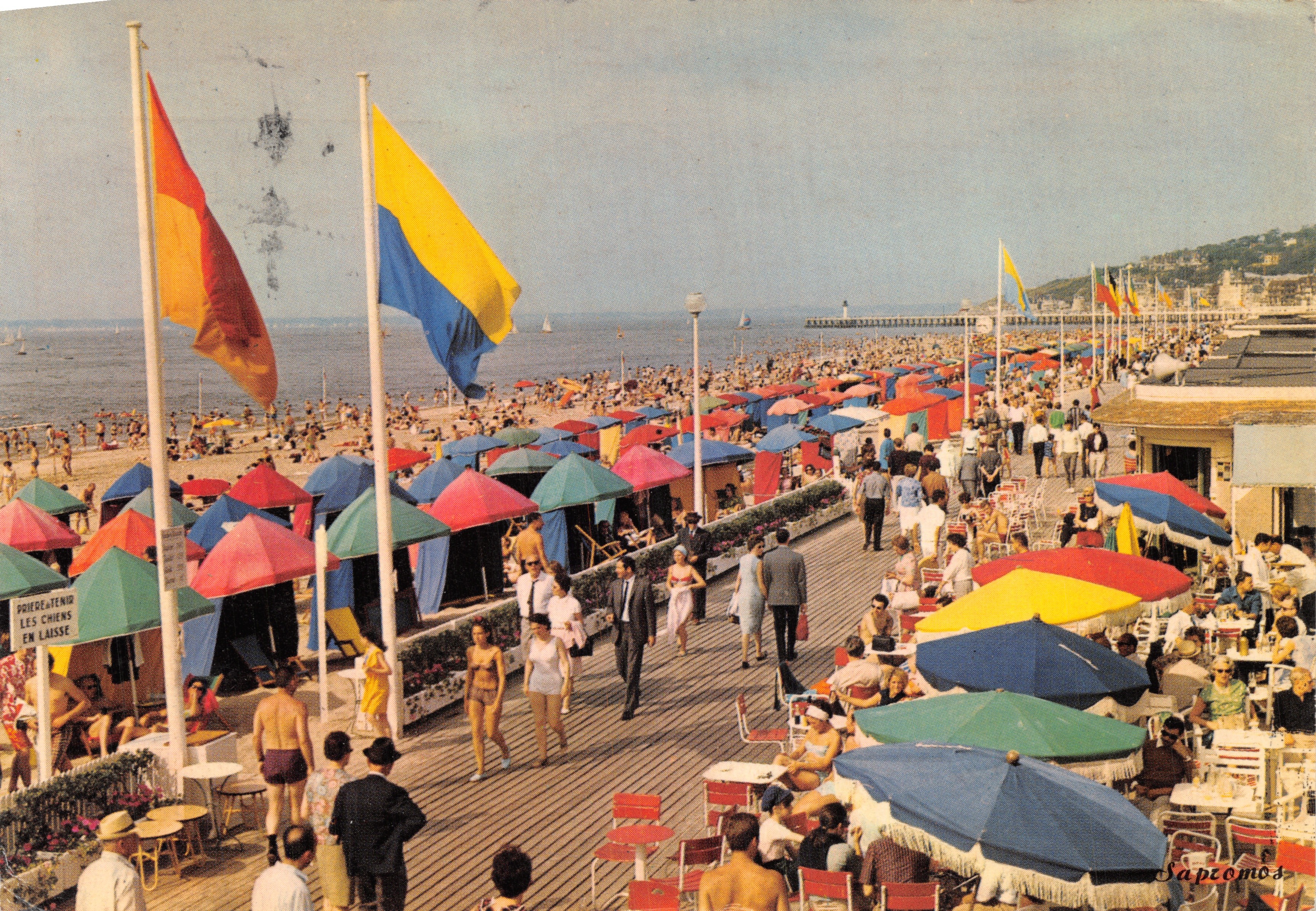 Deauville — Le Bar du Soleil et les Planches — Édition Saptemos
