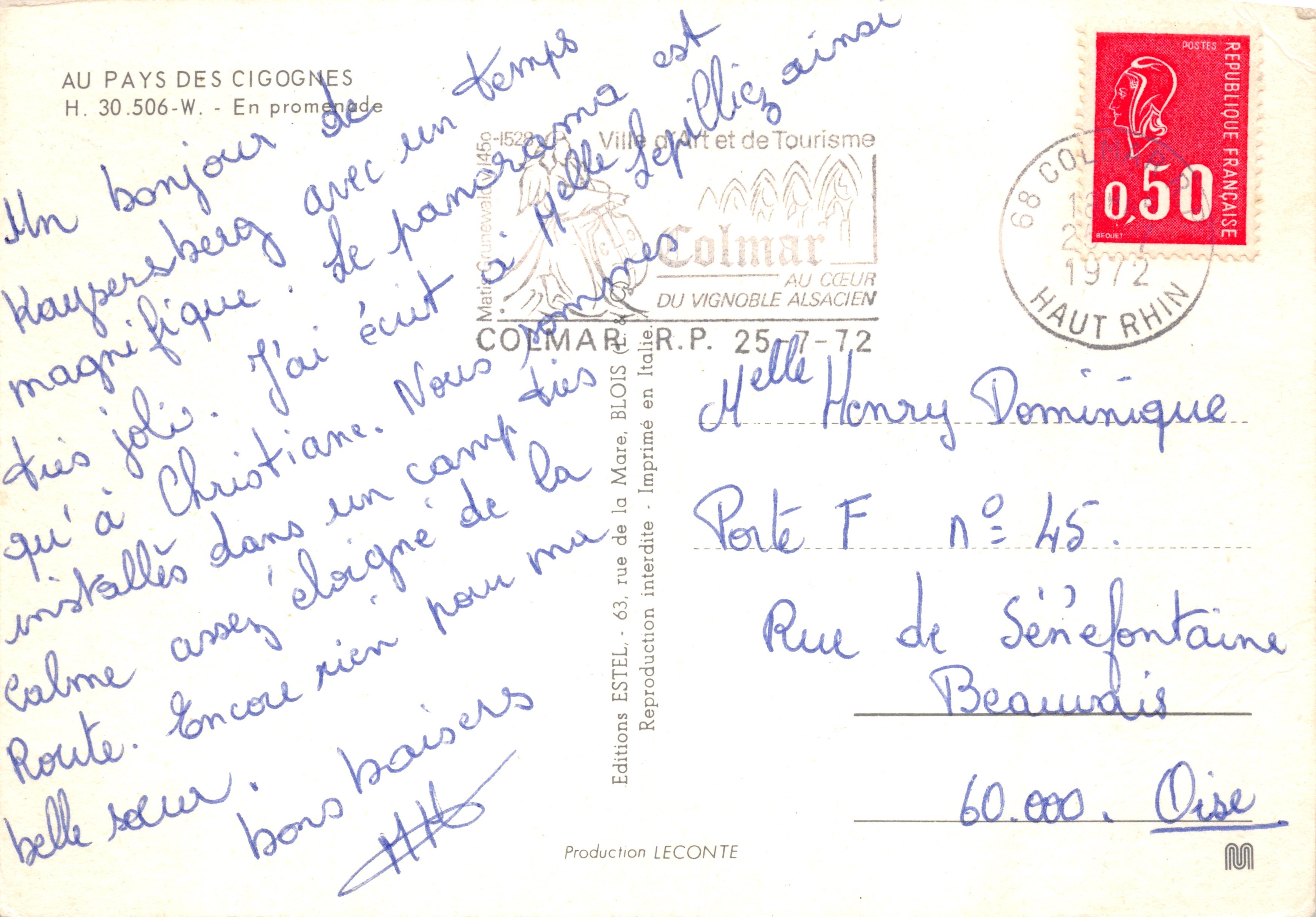 Étel - Maison à colombages — éditeur Estel, n° 45 — Reverso