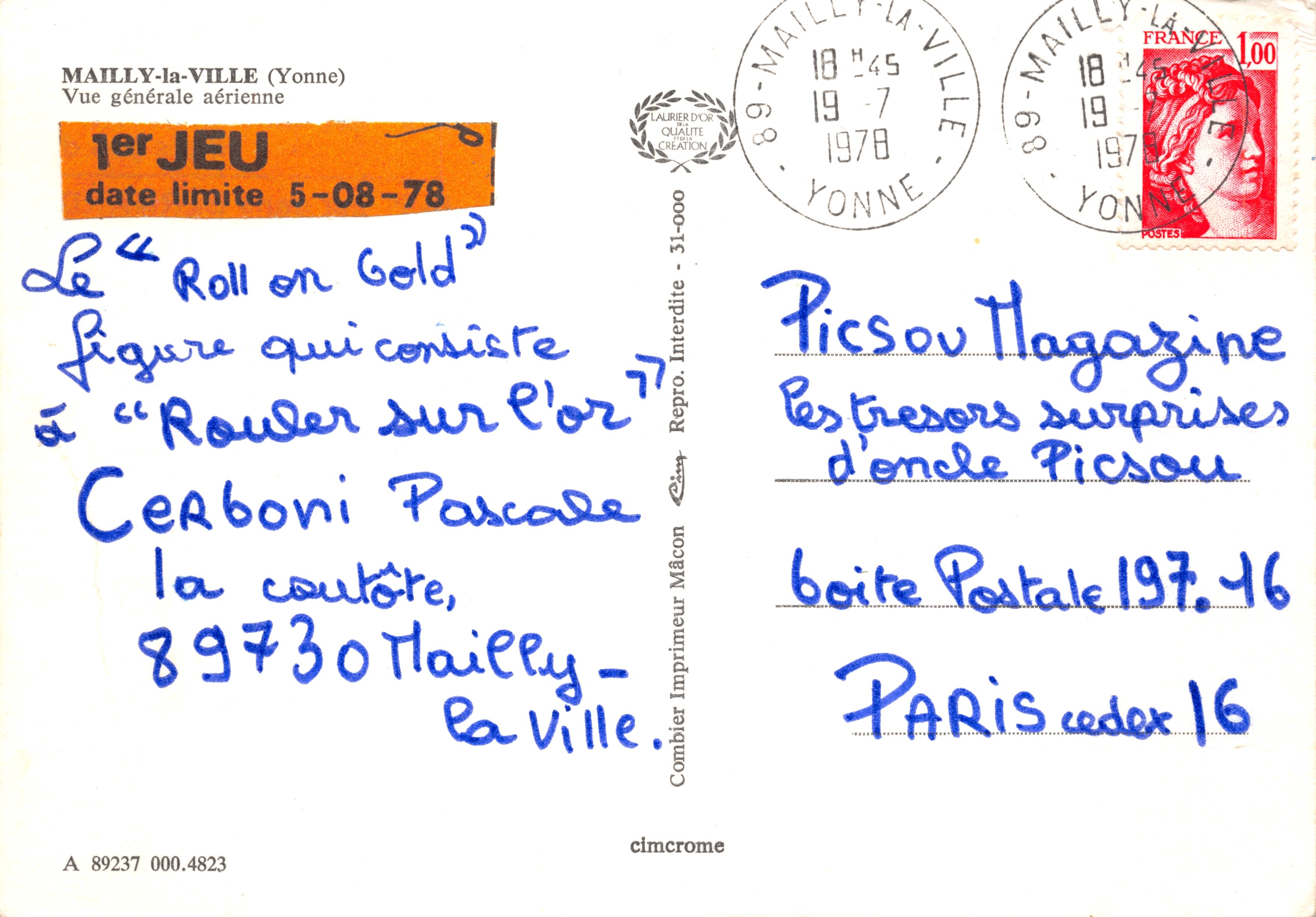 Mailly-la-Ville (Yonne) — vue aérienne générale — Combiér Imprimeur Mâcon — Reverso