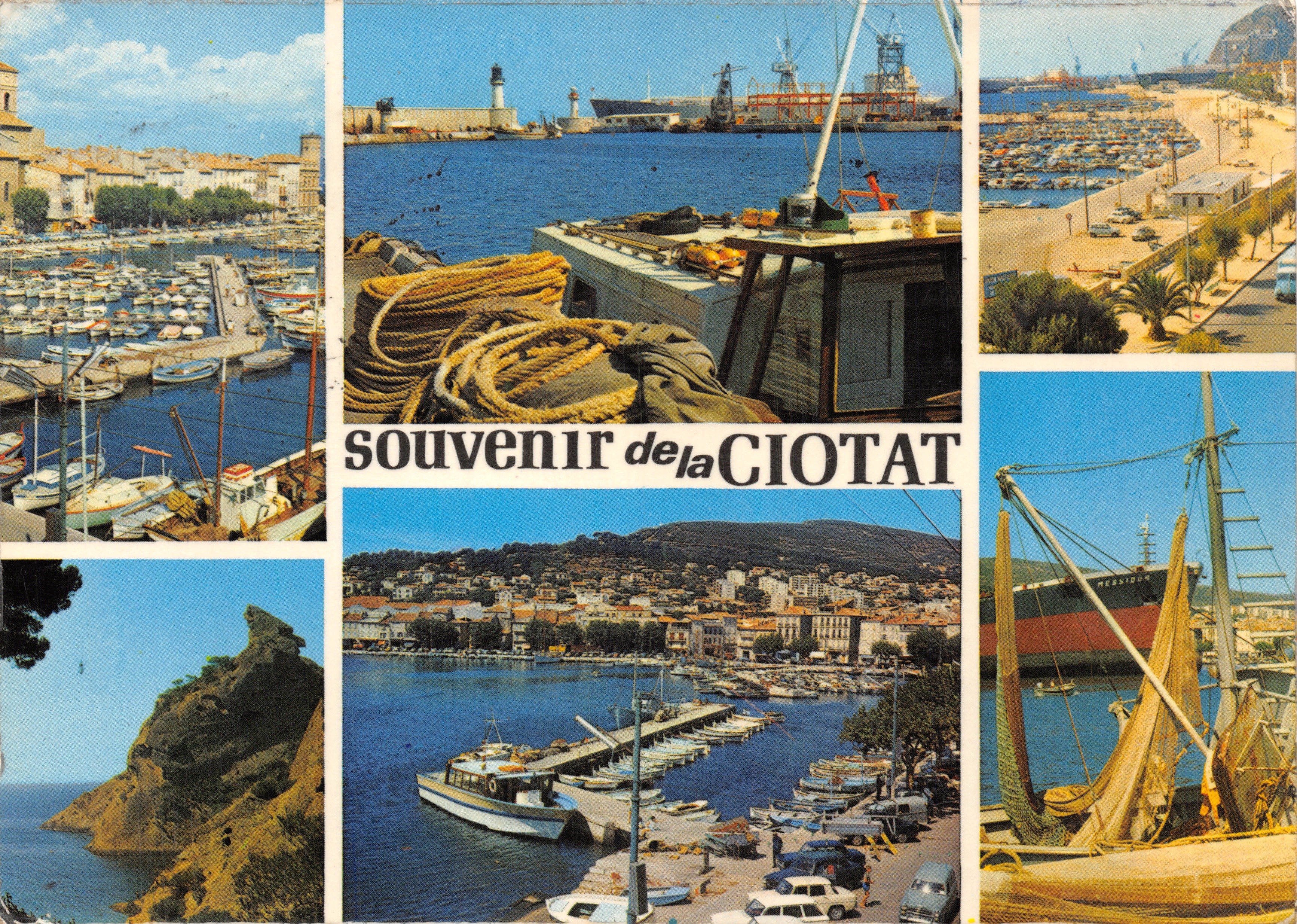 Ciotat — vue du port et des quais — souvenirs de la Ciotat, édité par Bira