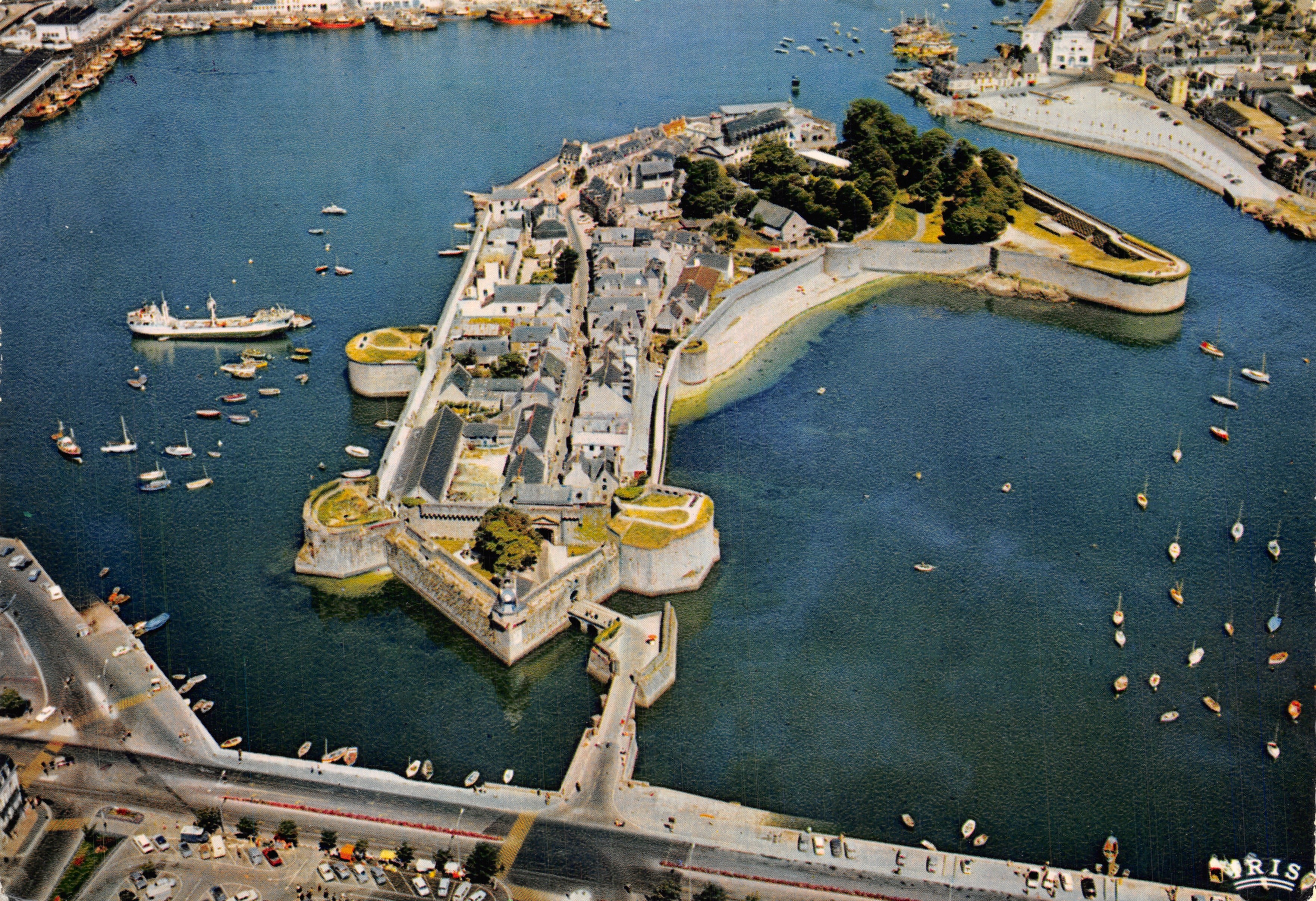 Concarneau — Vista aerea della città chiusa — Lumicap