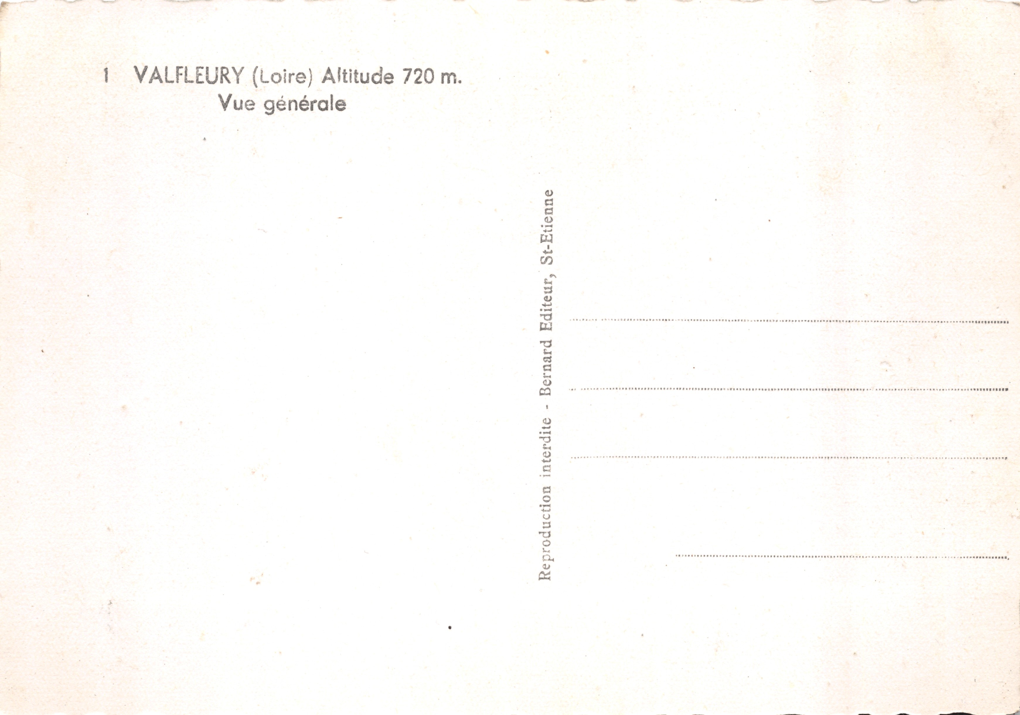 Valfleury (Loire) — Vista general — Editor Bernard-Etienne — Reverso