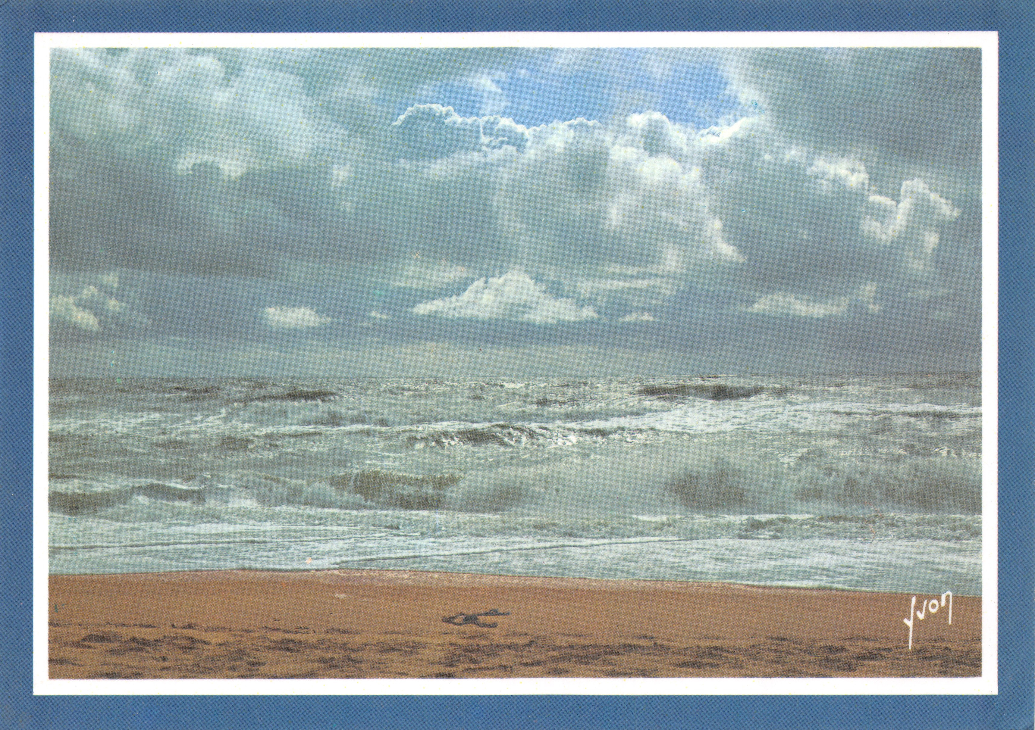 Crépuscule — plage et vagues — Éditions d'art Yvon
