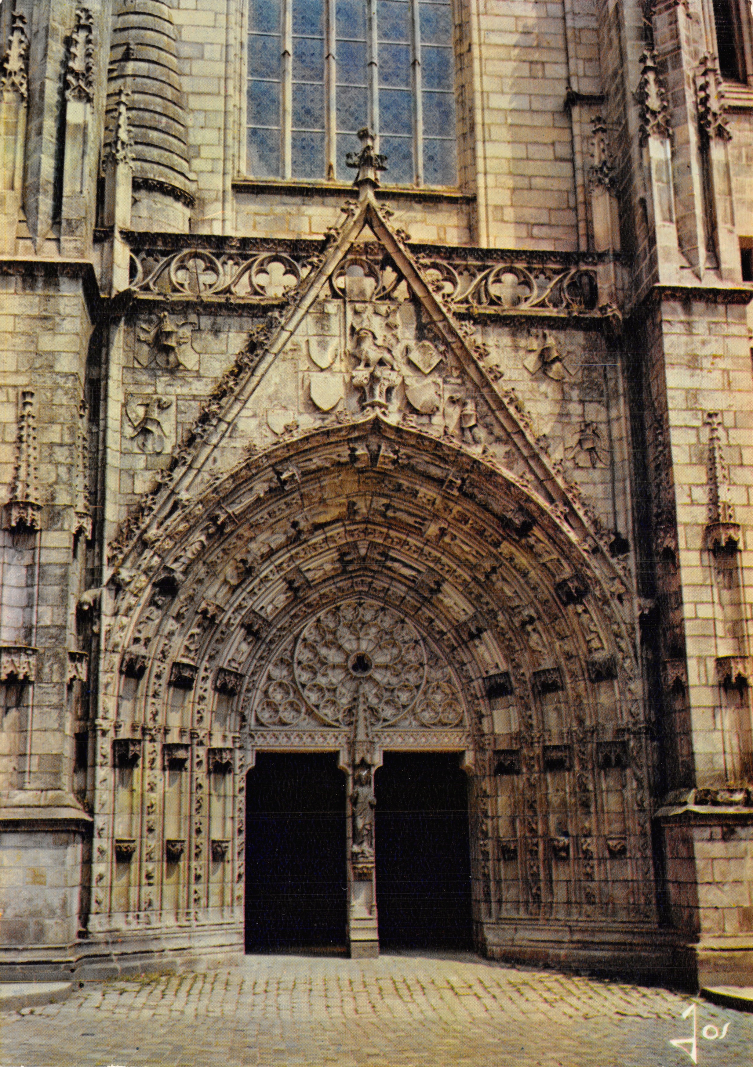 Cathédrale de Quimper — Porche principal du XVIe siècle — Éditions d'Art JOS