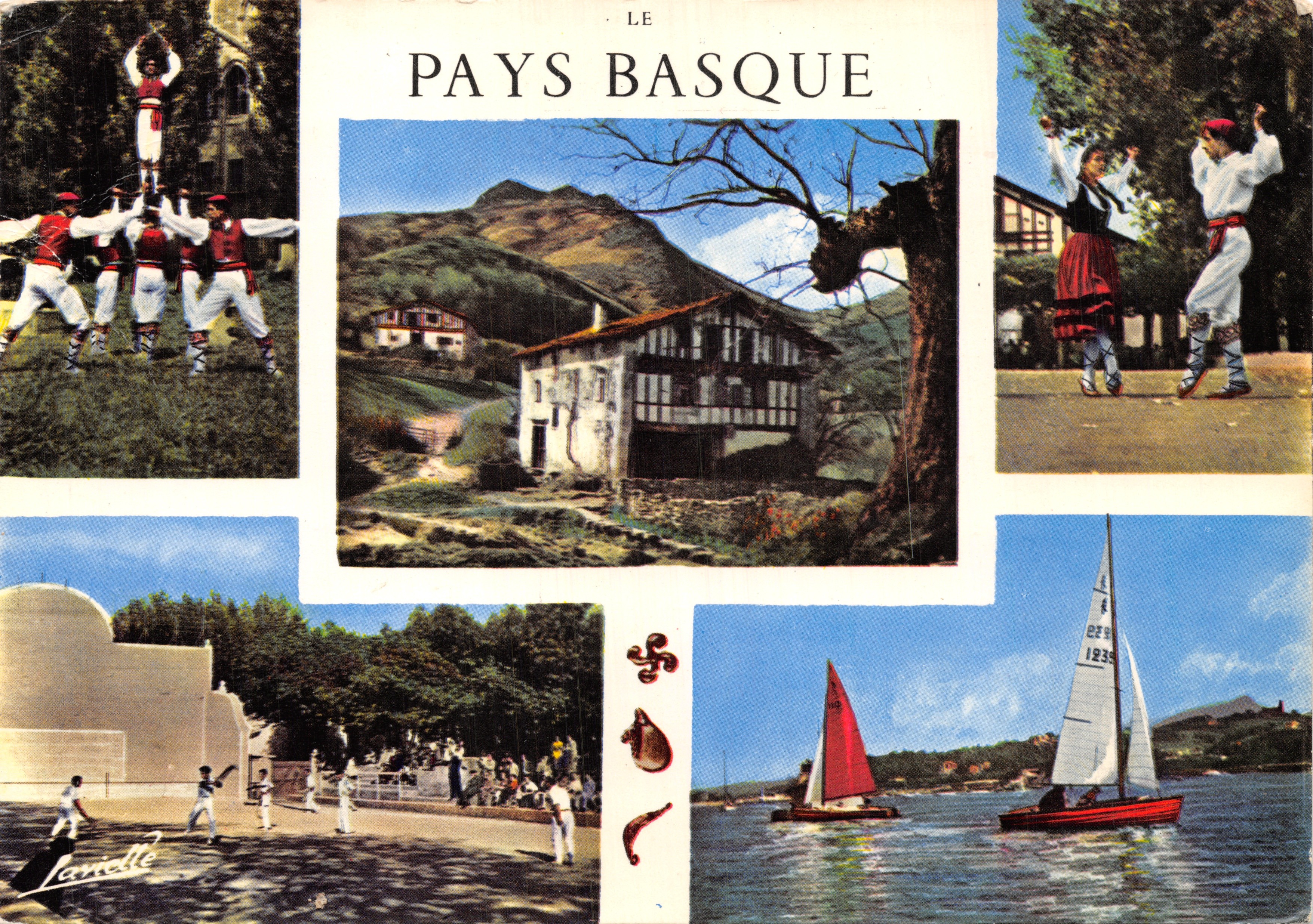El País Vasco — Paisajes y folclore — editor LAVIELLE