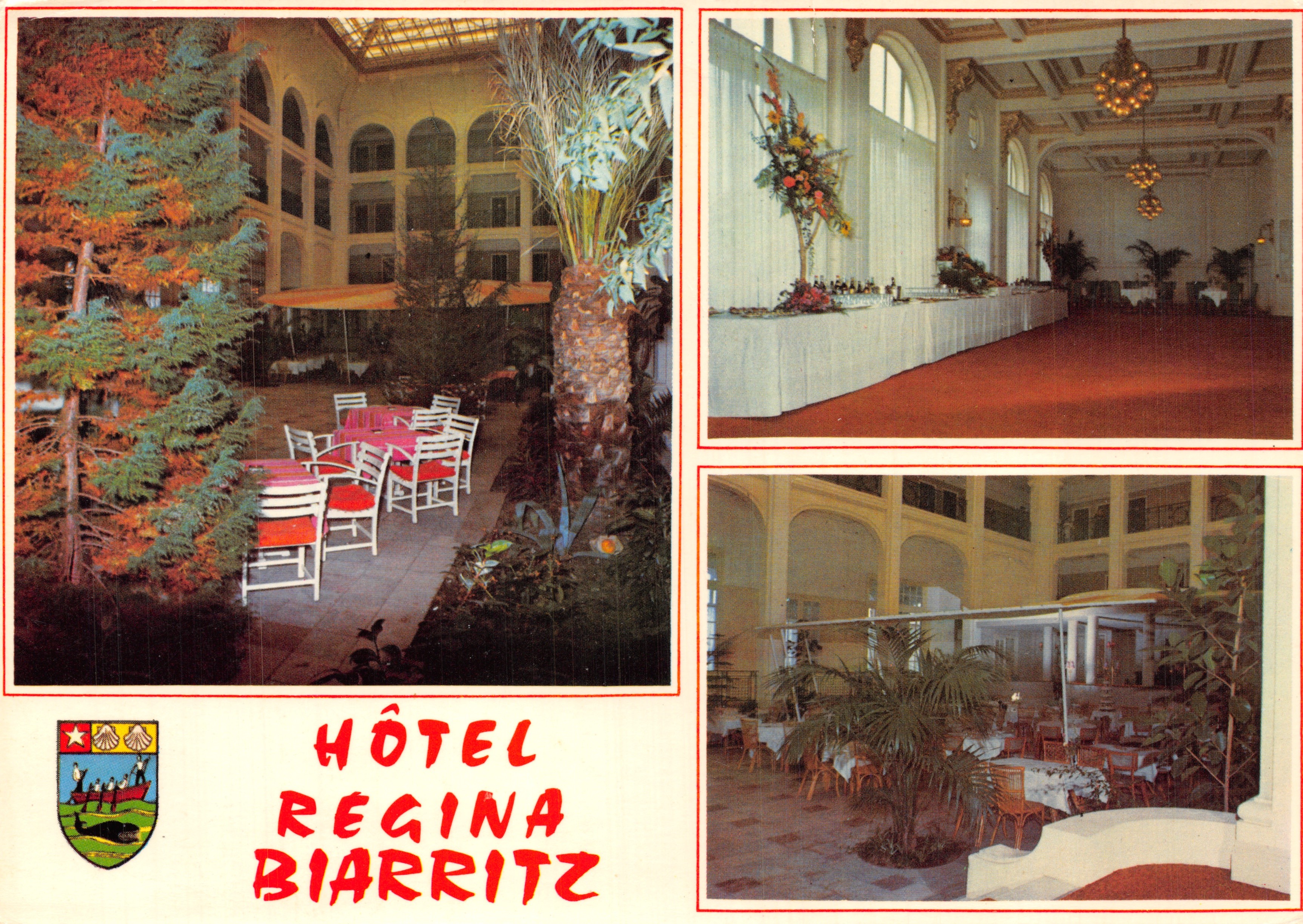 Hotel Regina Biarritz — interior y jardín — editor LAVIELCOLOR