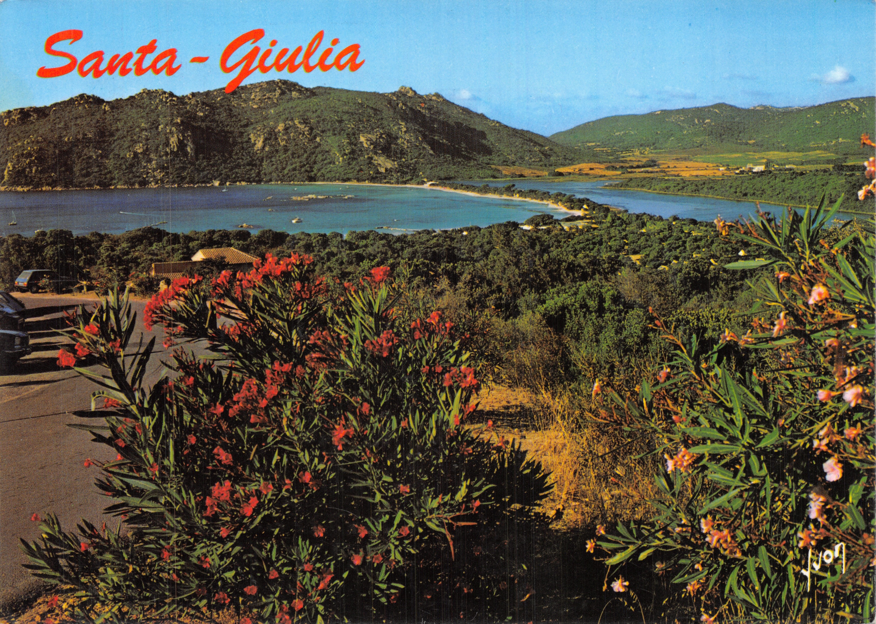 Santa-Giulia — vista panorámica de la bahía — Éditions d'art d'Arcuelli