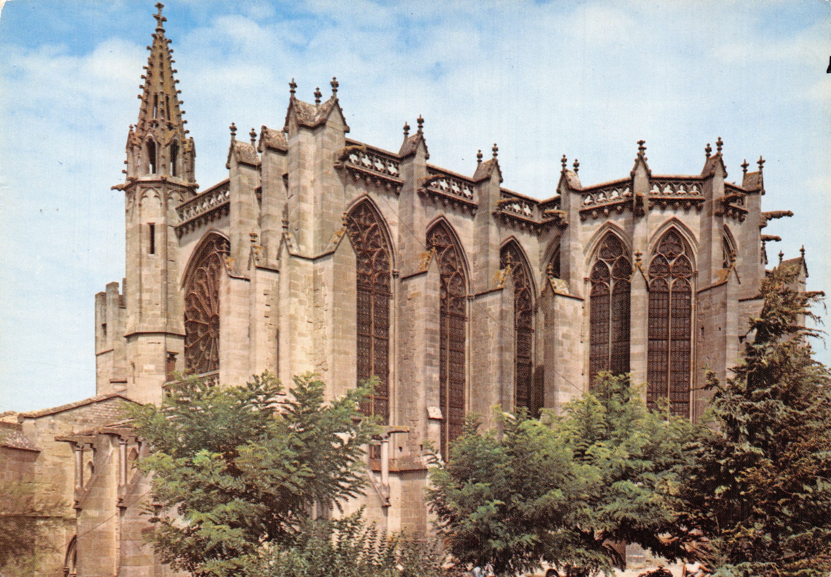 Carcassonne - La Ciudad — Catedral Saint-Nazaire, editor Éditions G. Navarre, n.º 107