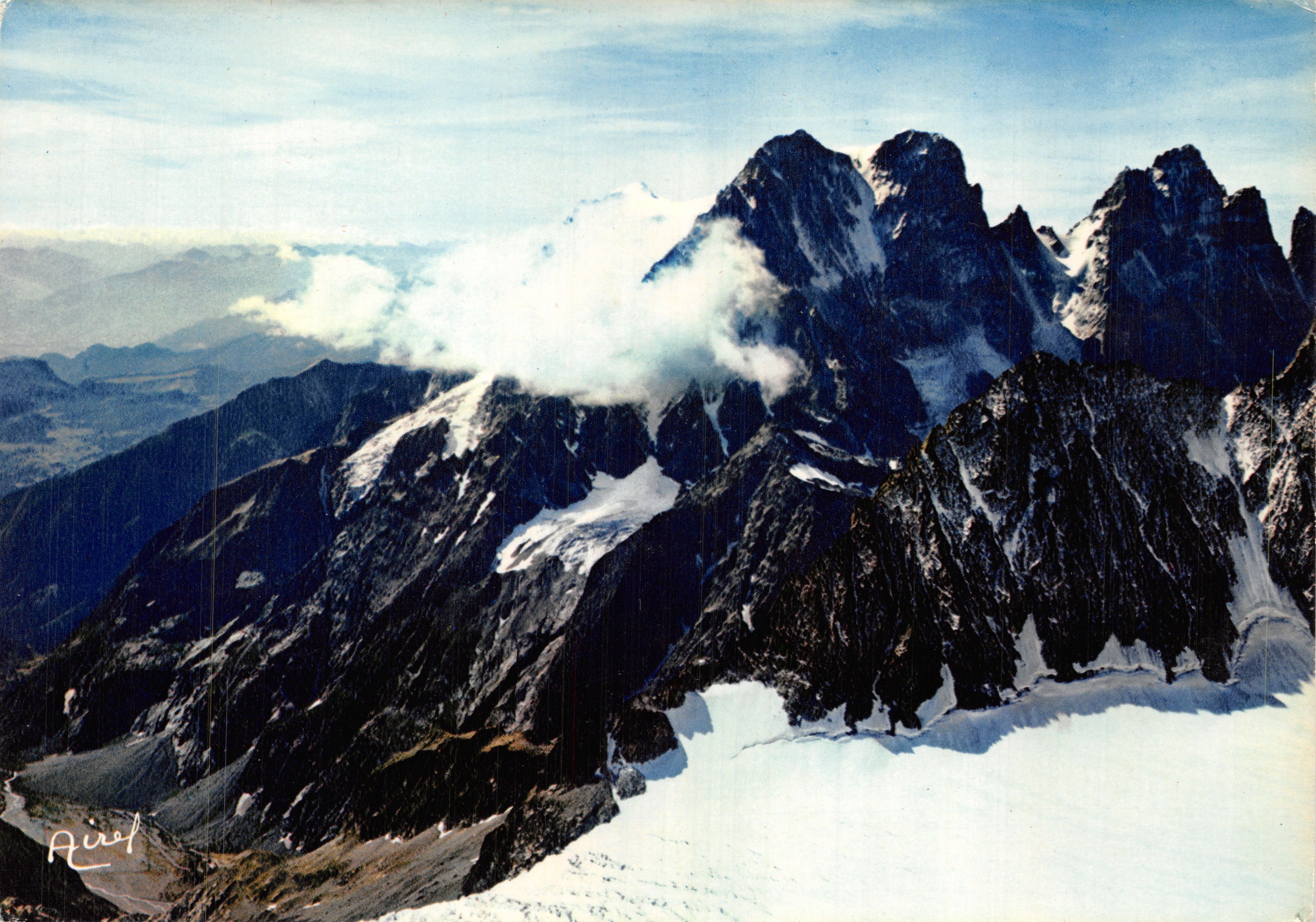 Les Alpes du Dauphiné — Vue du Pic Sans Nom (3.699 m) et du Glacier Blanc — Éditions Airel