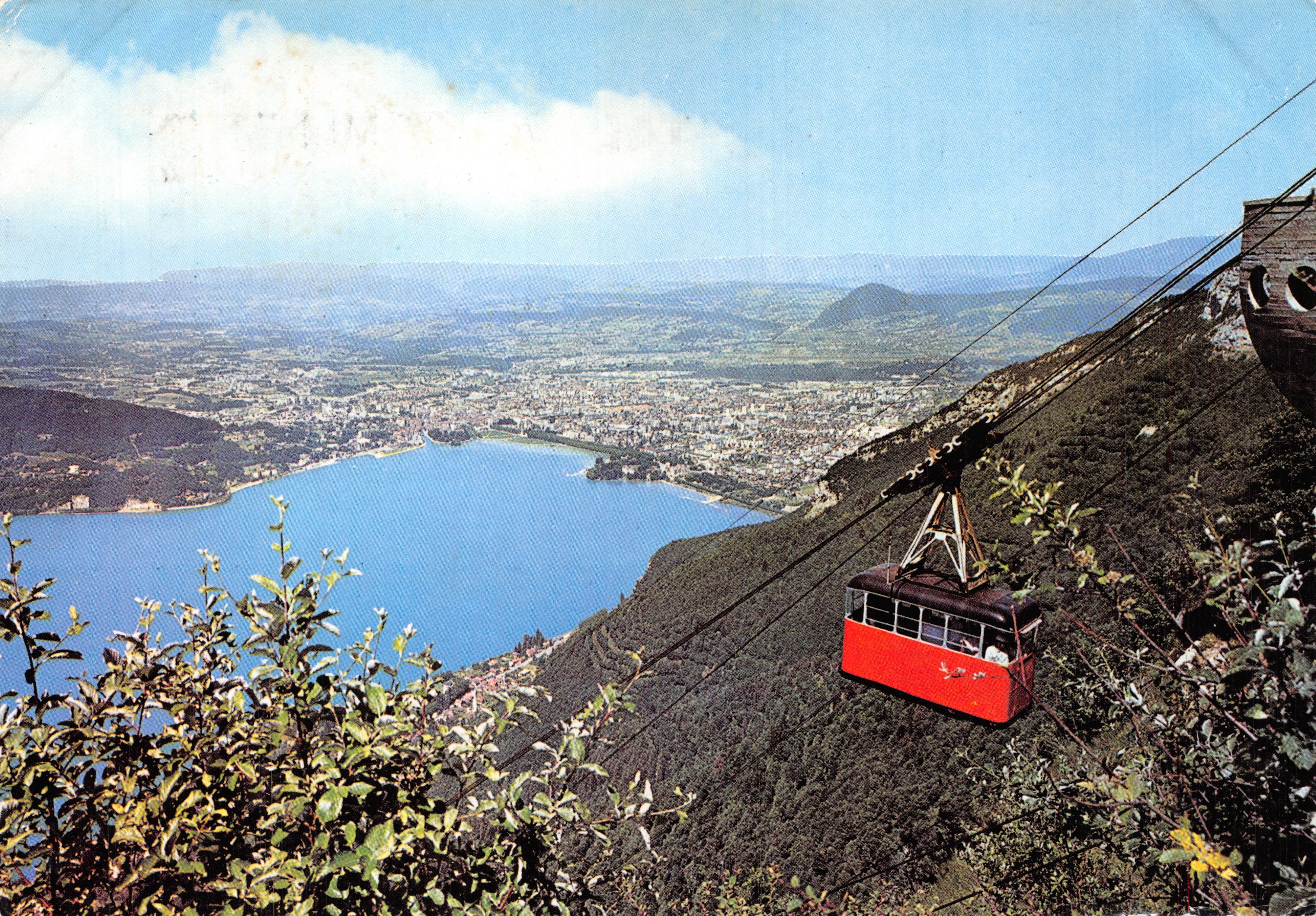 Lac d'Annecy — vue sur le téléphérique du Mont Veyrier — Éditions Gil, n° G 274