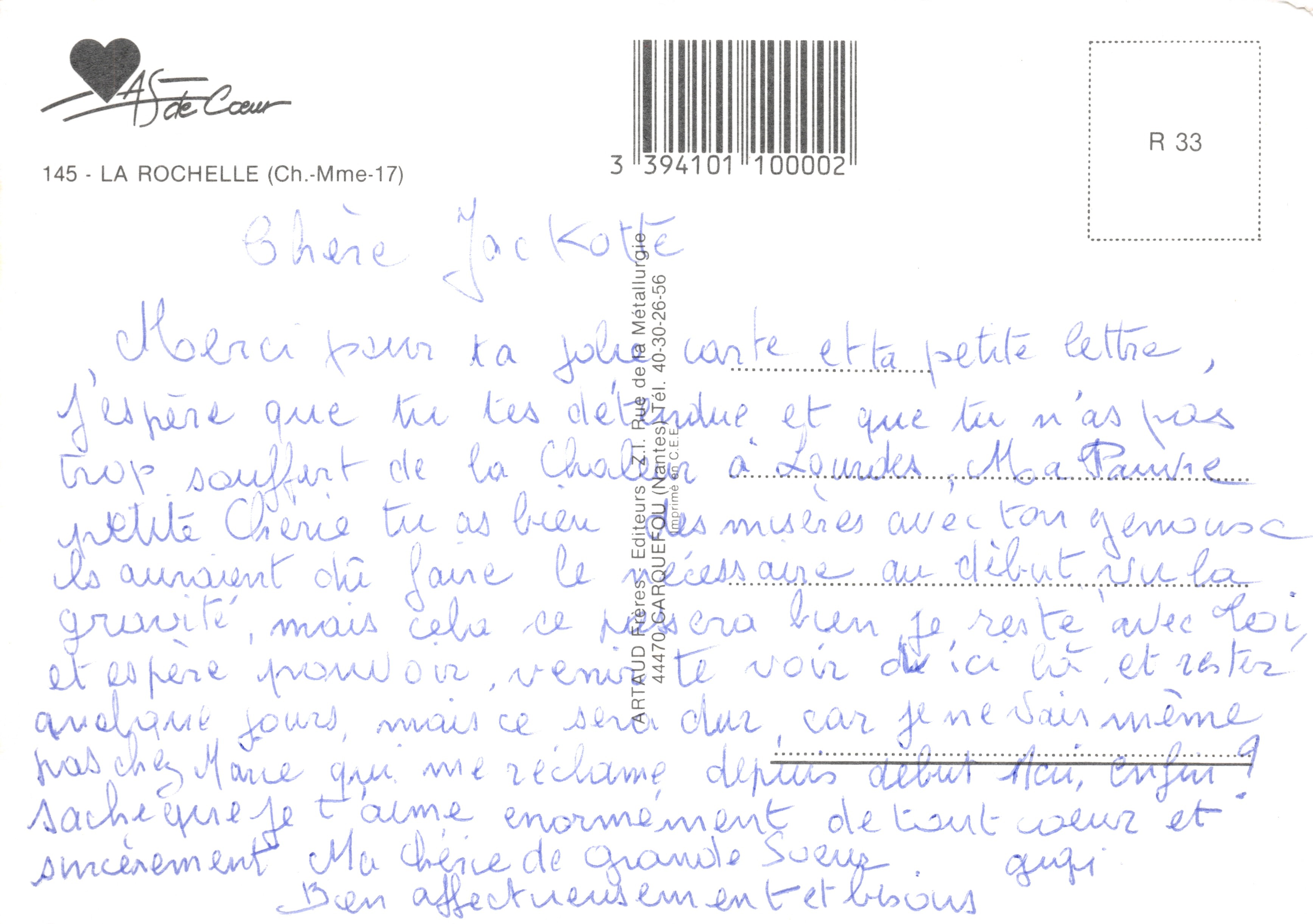 La Rochelle — Su puerto de día y de noche — Editor: Artud Répress. Editores — Reverso