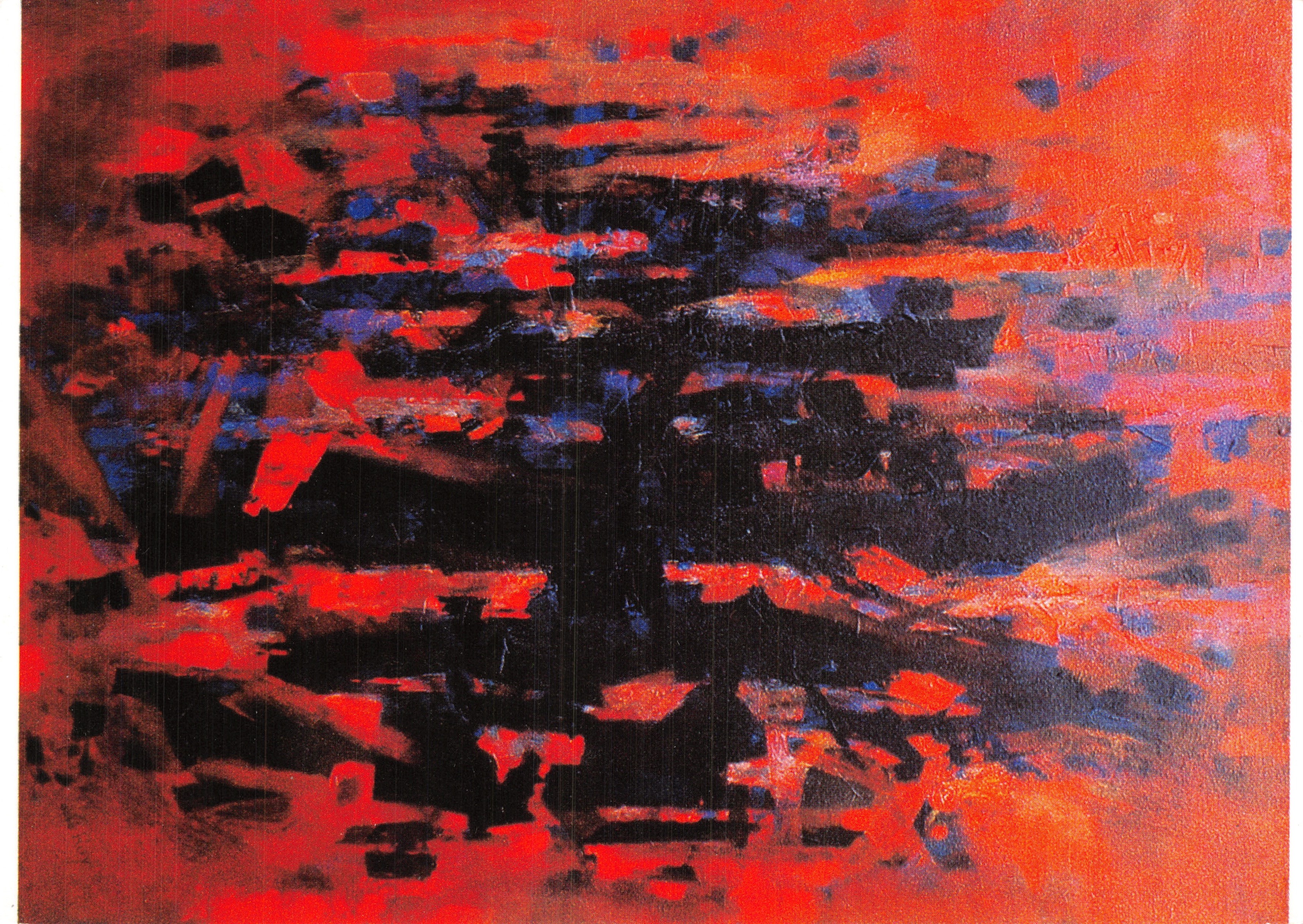 Composición abstracta — Pintura al óleo — Editor Editions de l'Economie