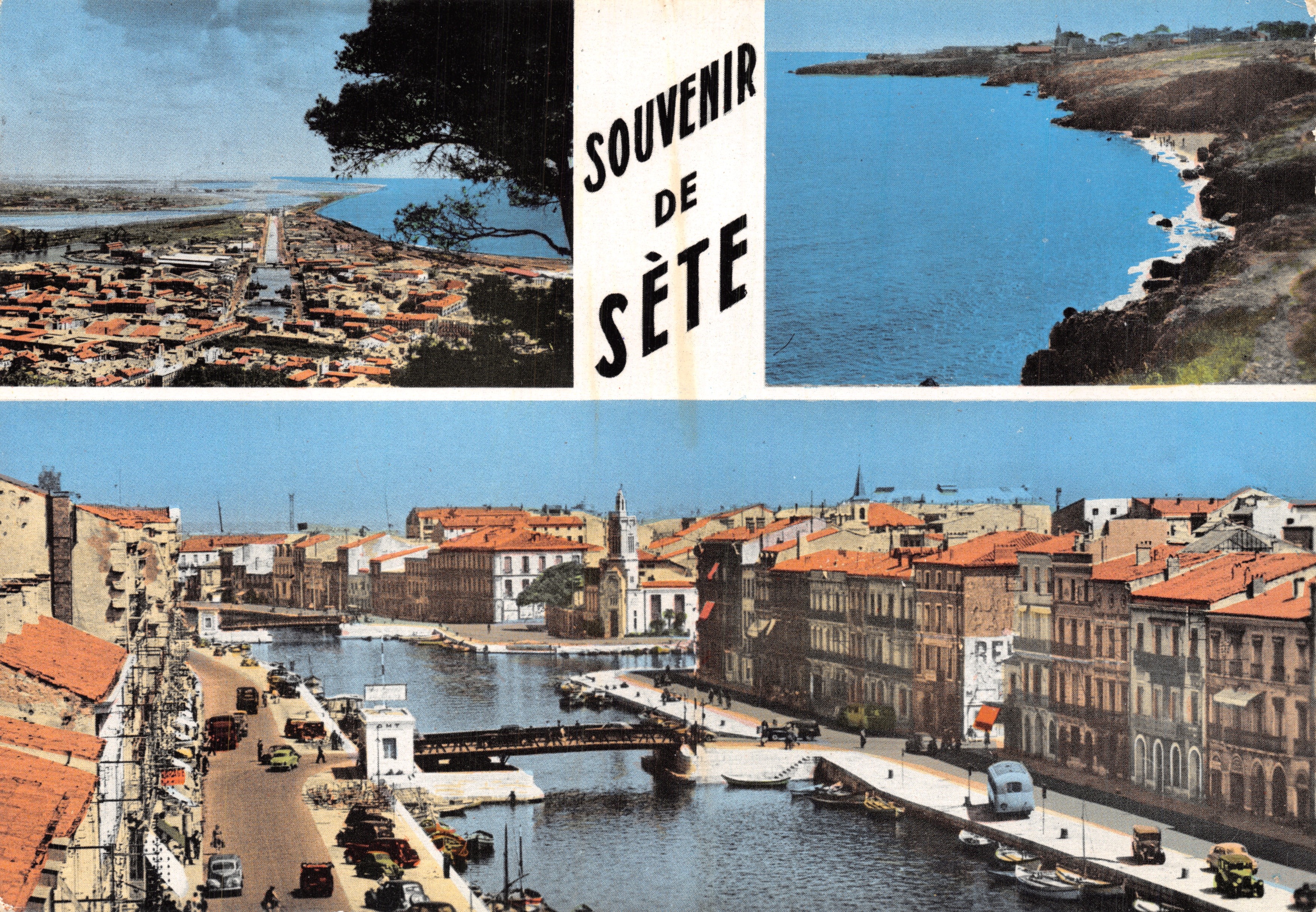 Vue panoramique — Sète — Souvenir de Sète, éditeur Editions S.E.P.T. NICE