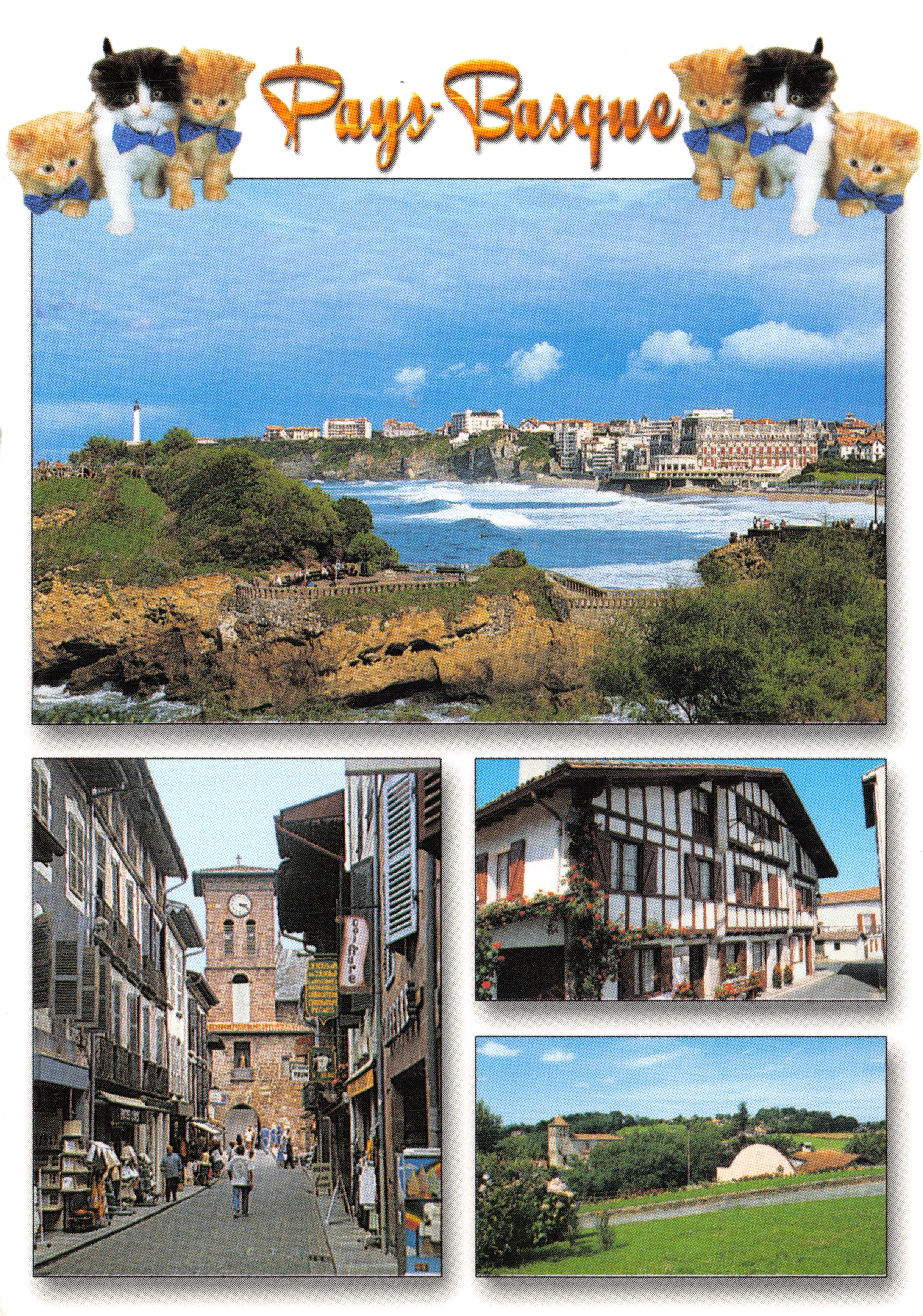 Pays-Basque — vue côtière et scènes de village — Éditions Artaud Frères
