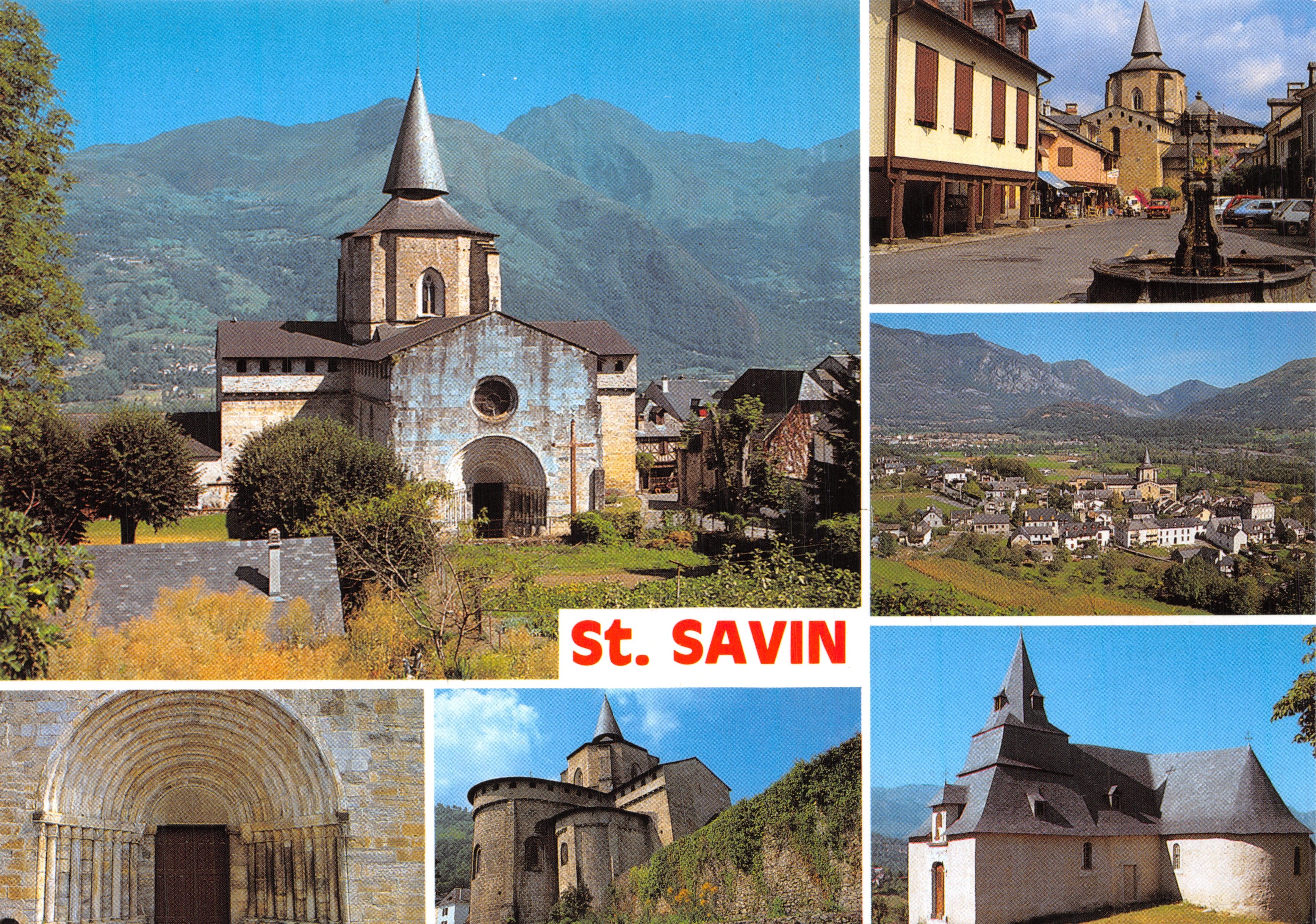 St. SAVIN — Église abbatiale (XIe et XIIe siècle) et divers aspects — Édition A. DOUCET