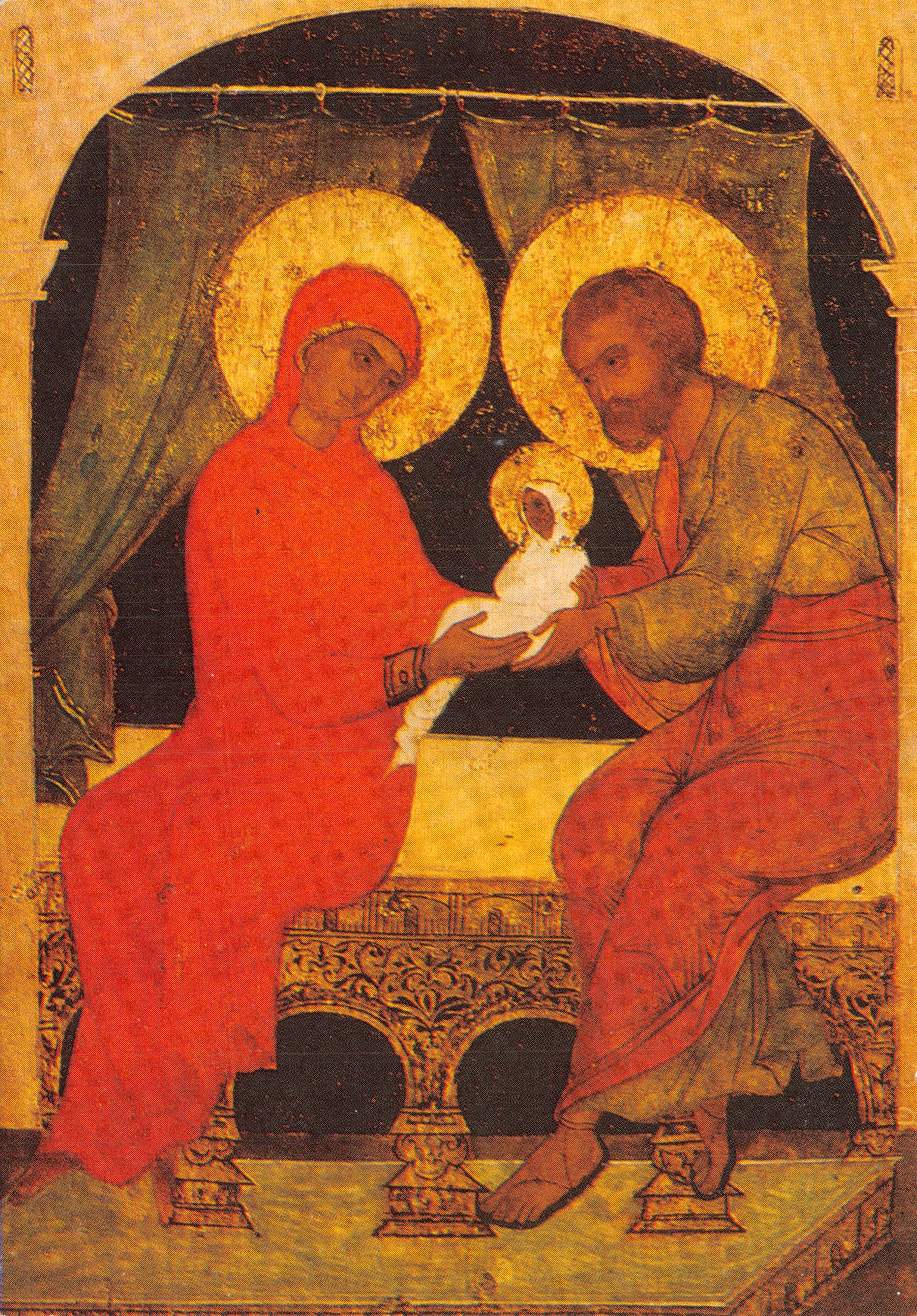 Santa Familia — Escena de la infancia de Cristo — editado por CLAIRE-VISION Editions, n.º 11465