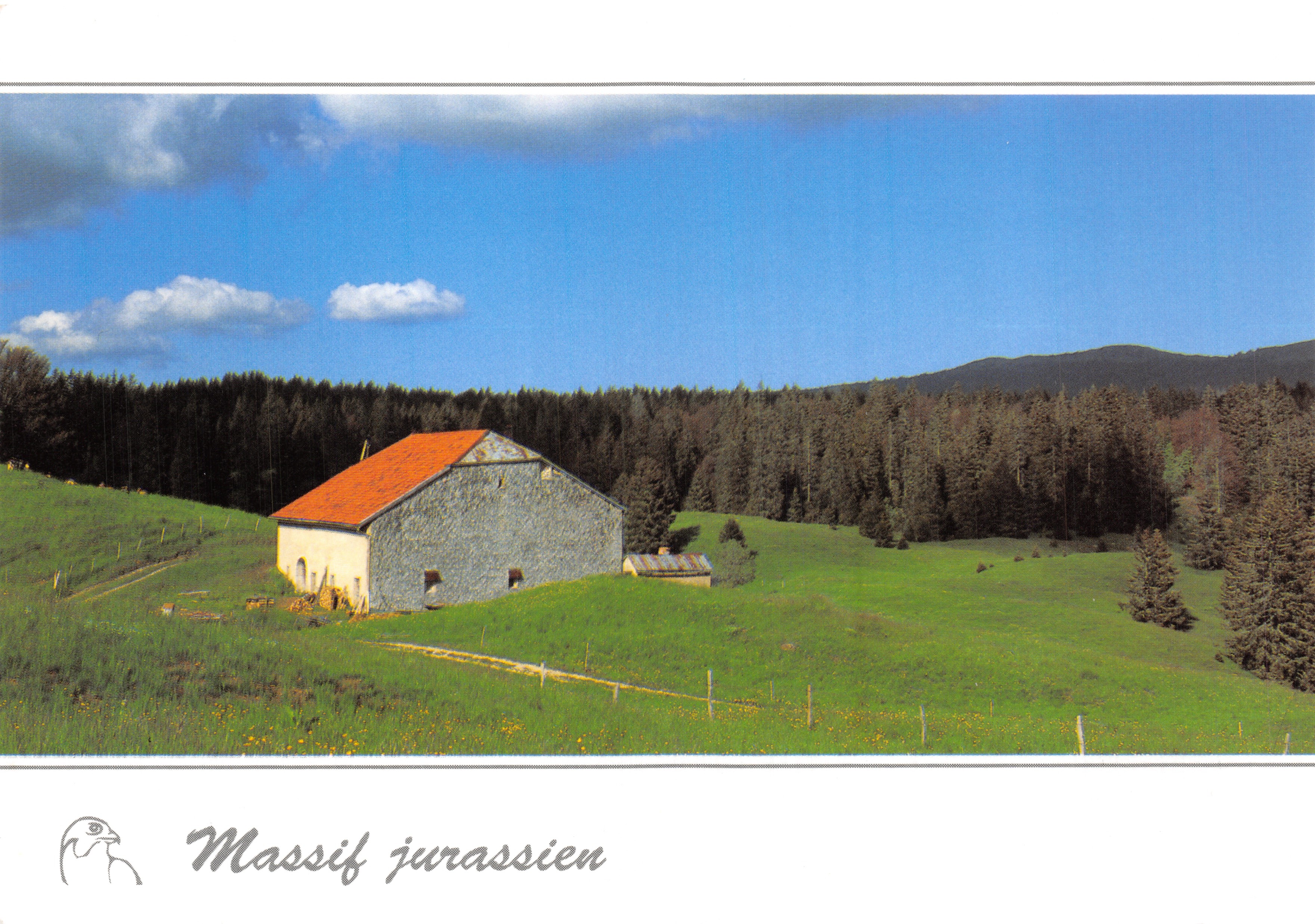 Boerderij in de Jura-bergketen — uitgever S. Reverchon, nr. F30
