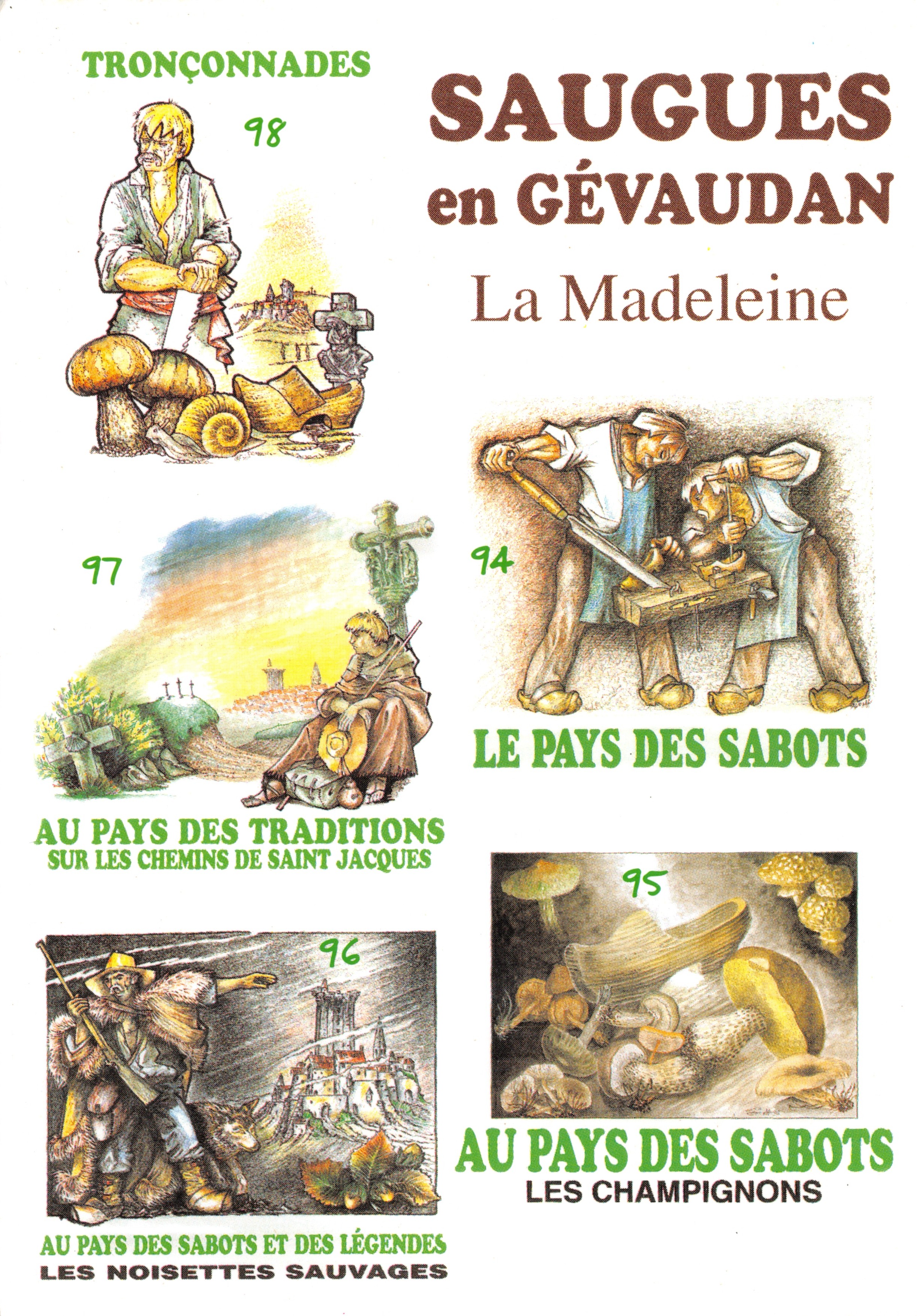 Saugues in Gévaudan — De Madeleine — Edities PASTRE