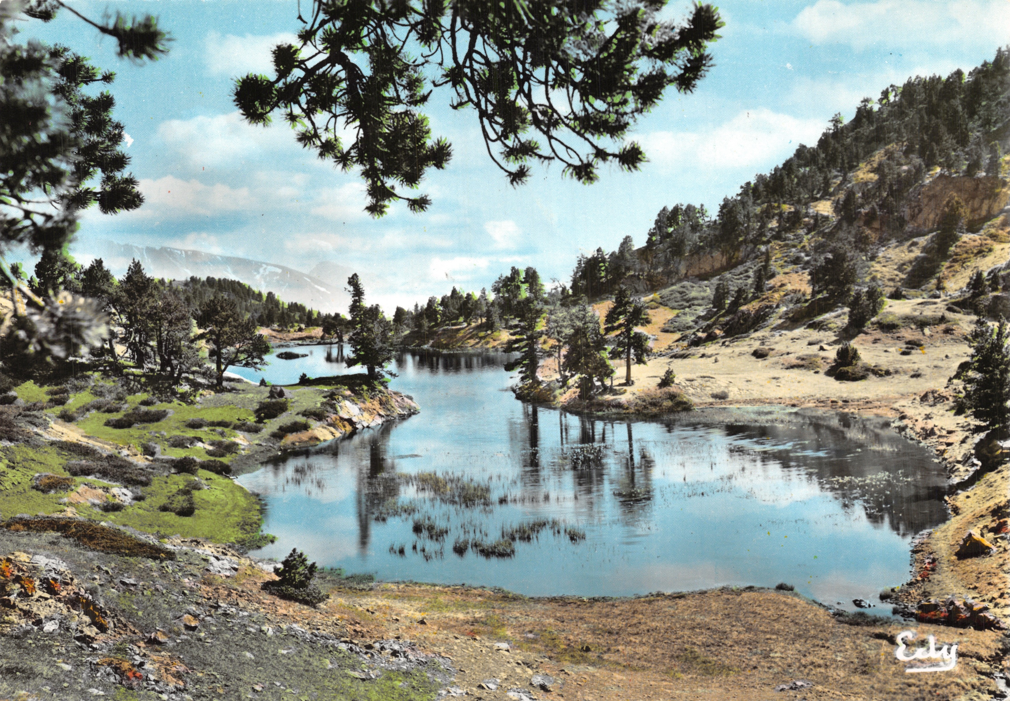 Lac Achard — vue panoramique — Éditeur Eddy