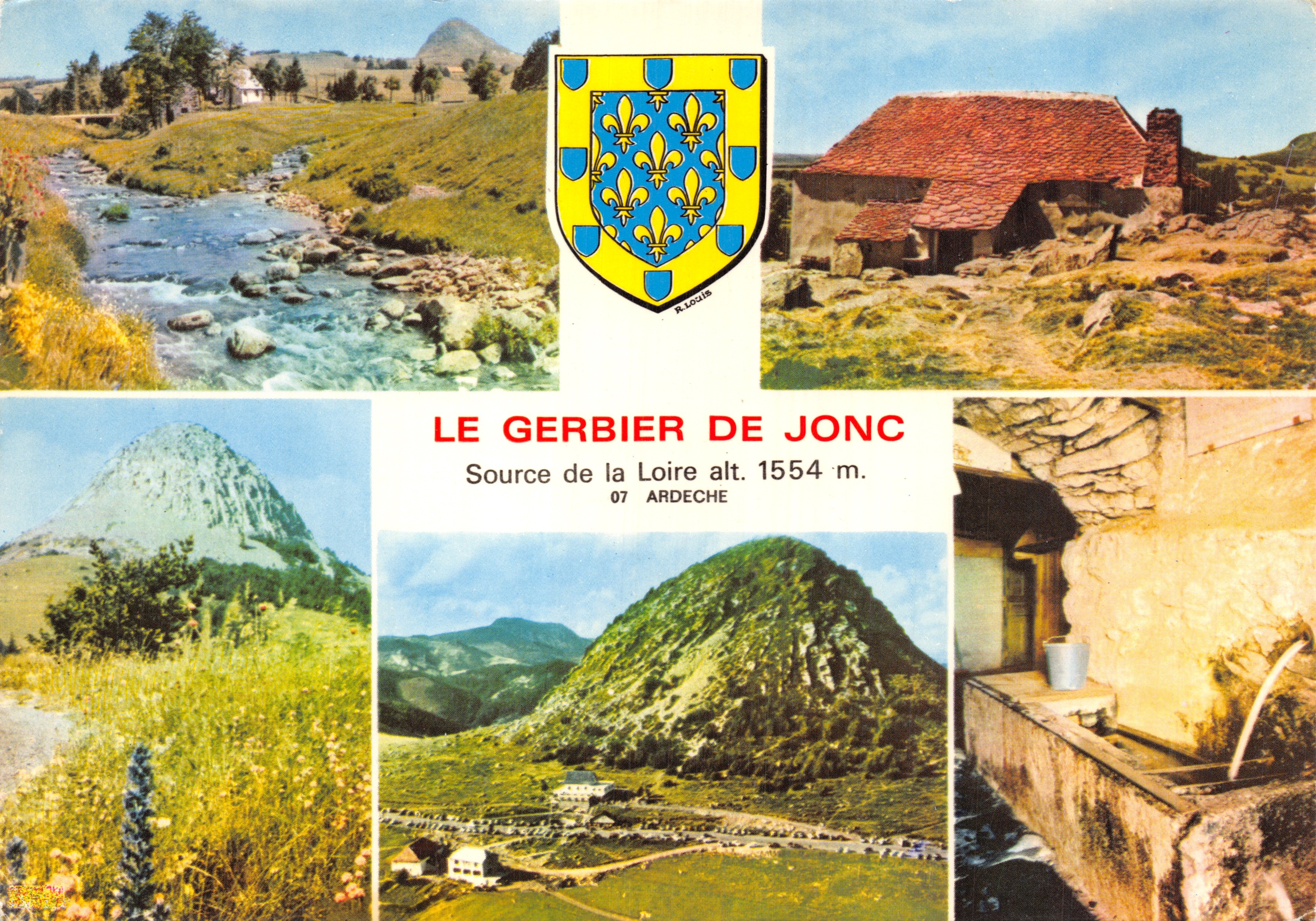 El Gerbier de Jonc — Fuente del Loira, 1554 m — Editor R. Louis