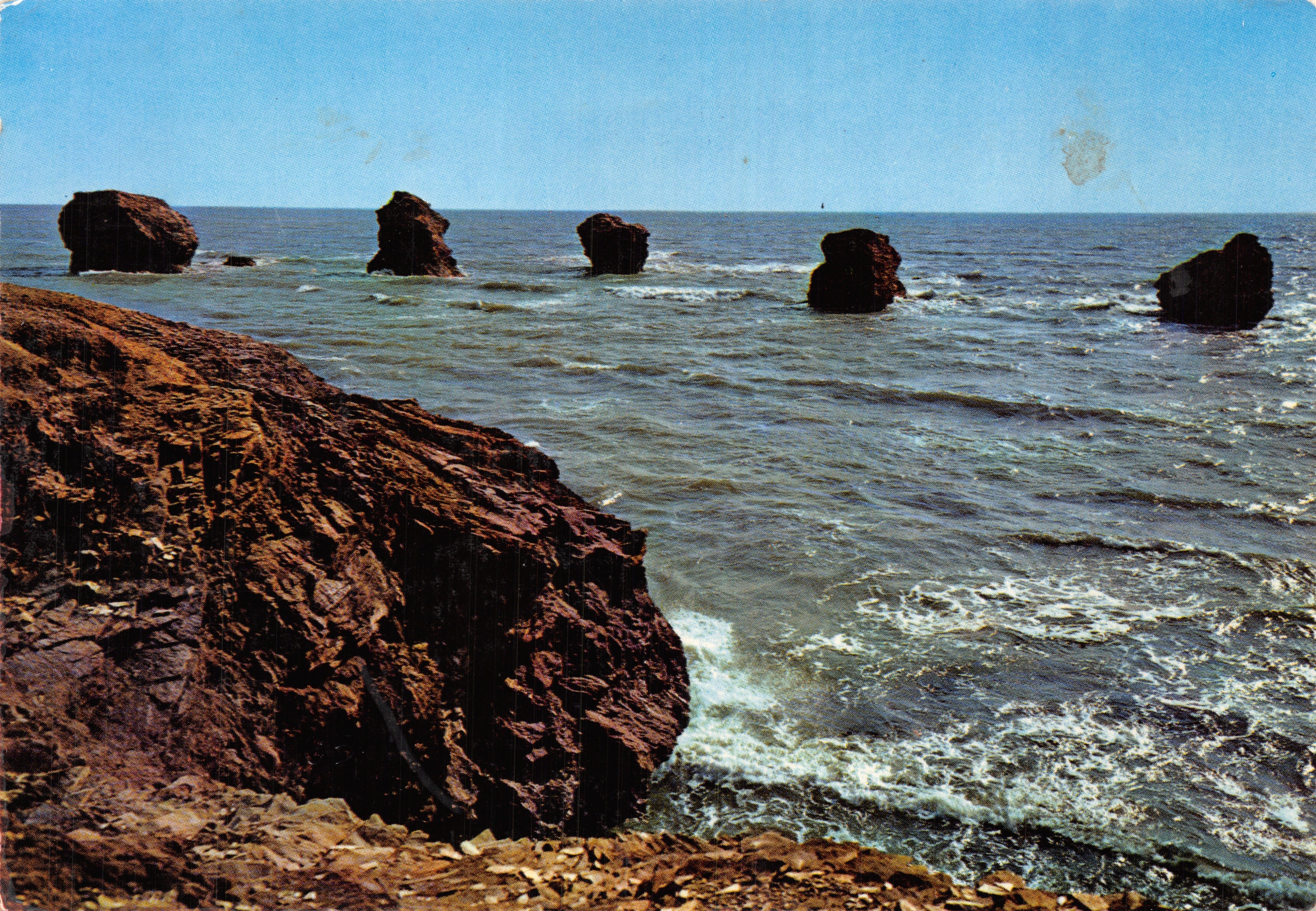 Les cinq pinneaux — Sion-sur-l'Océan (Vendée) — Couleurs Naturelles, éditeur ARTAUD Frères