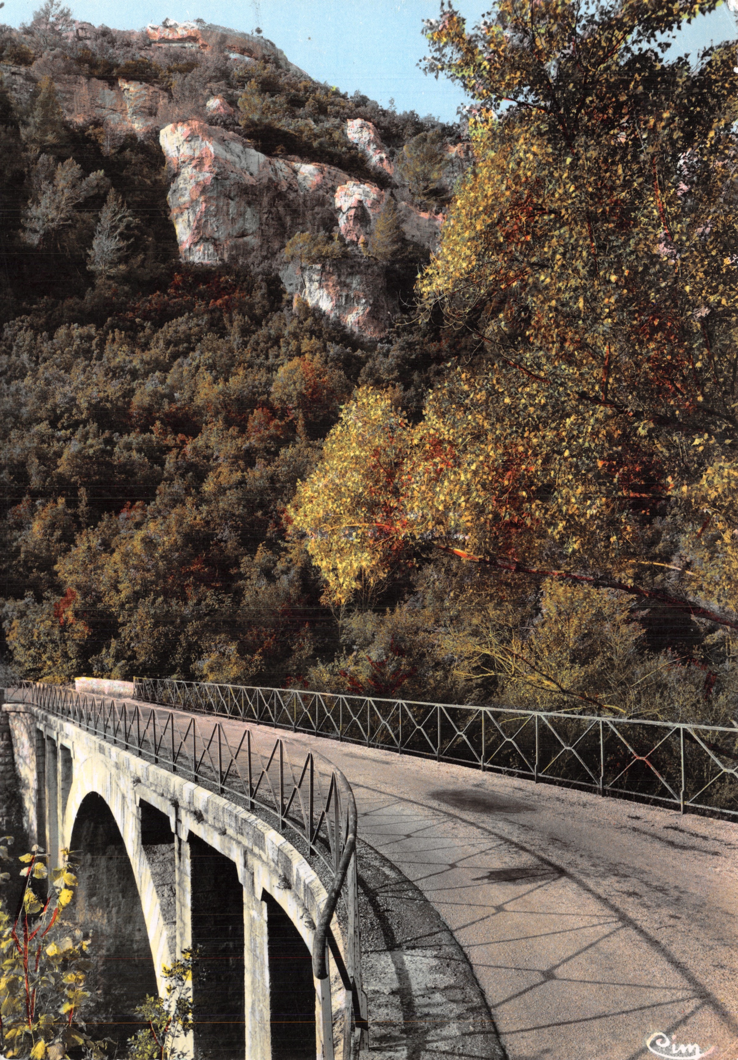 Ponte della Siagne — vista dalle gole — editore CIM