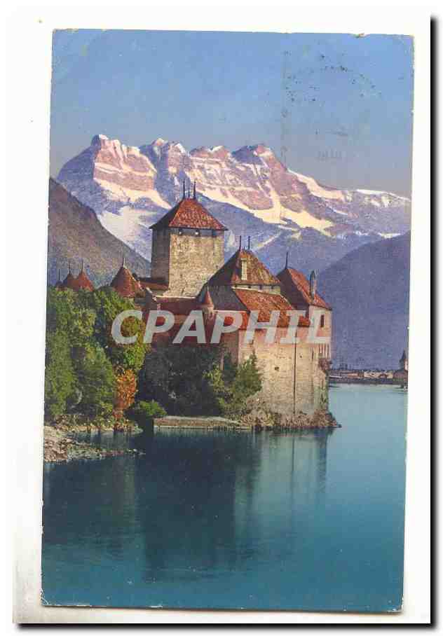 Suisse CPA Chillon et la dent du midi