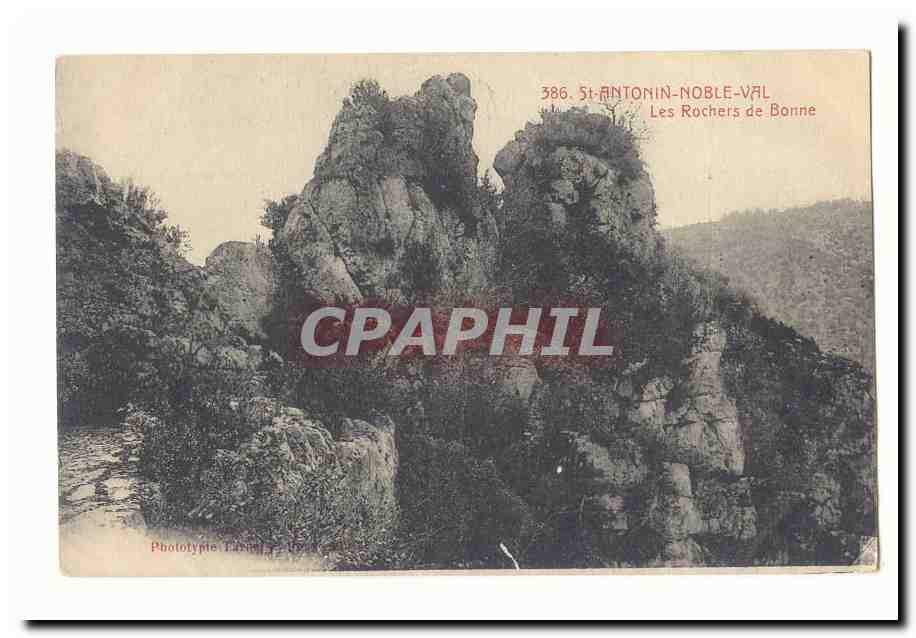 St Antonin Noble Val CPA Les rochers de Bonne