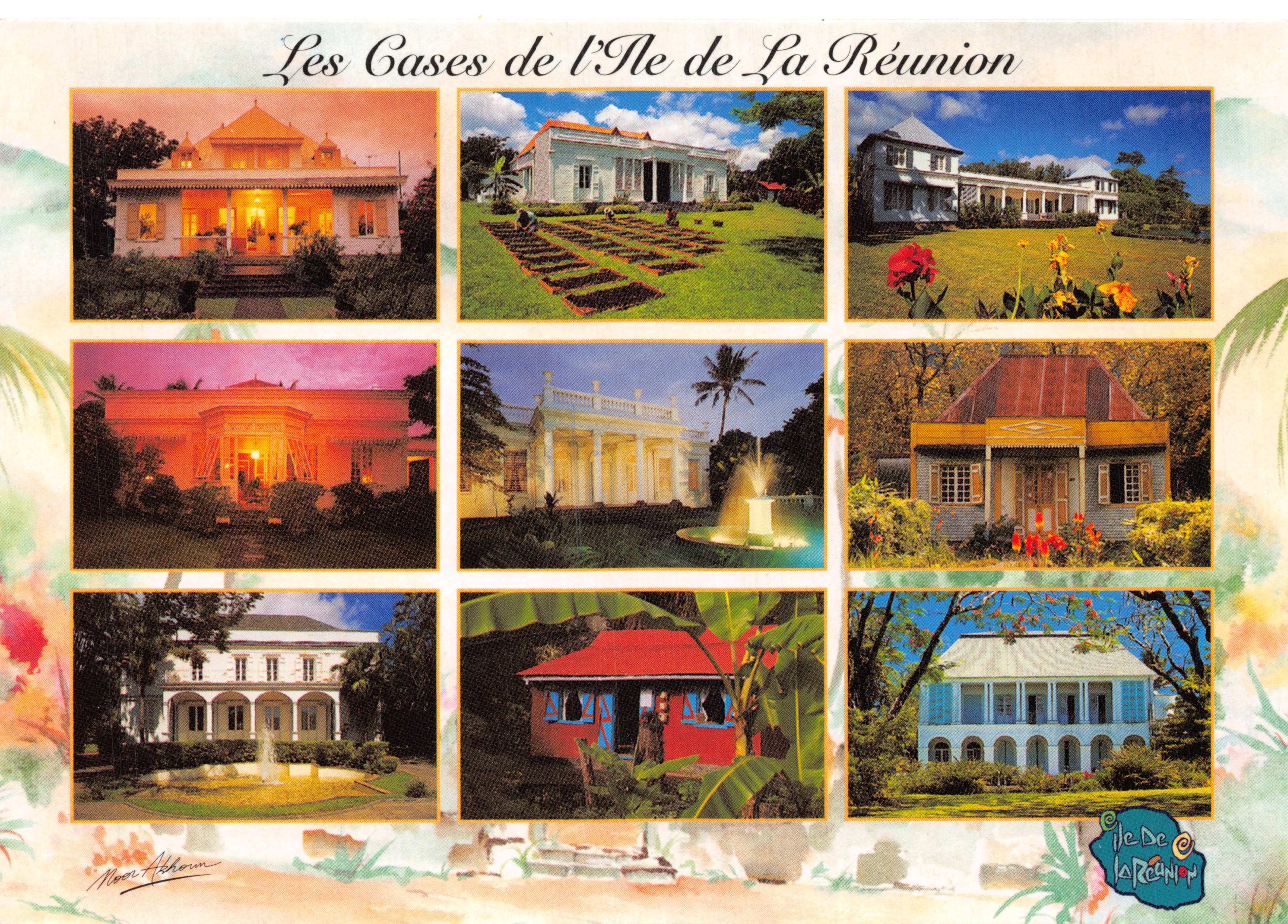 Les Cases de l'Île de La Réunion — Collection de maisons coloniales — Éditions Noor Akhoun