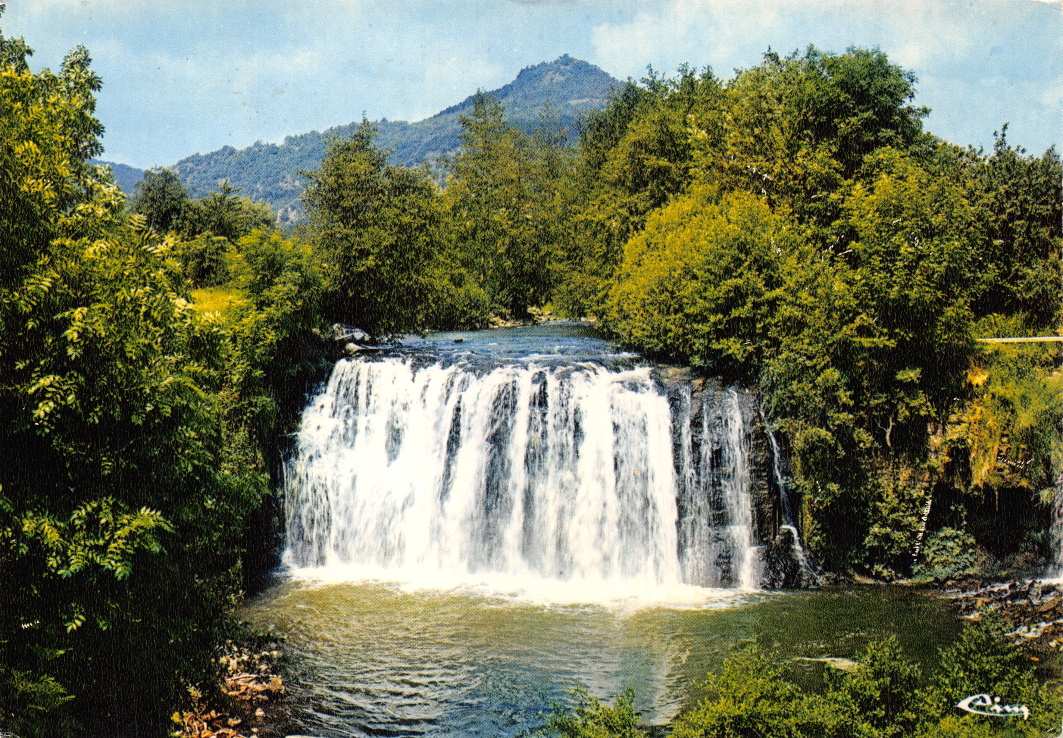 Cascade de Saillant — Environ de Saint-Nectaire (P.-de-D.) — Imprimeur Combier