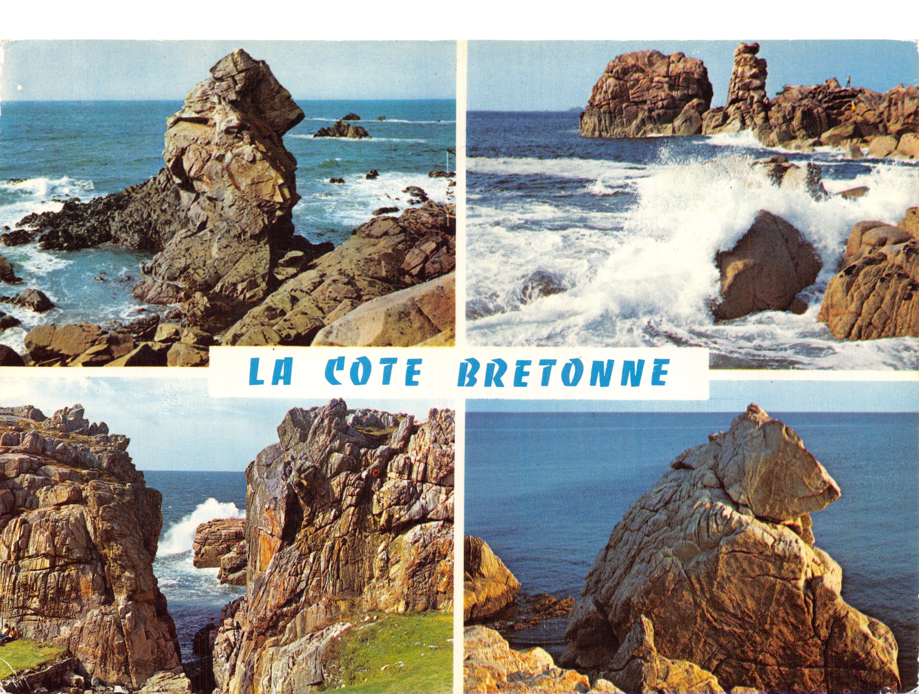 La costa bretona — paisajes costeros rocosos — Editions d'Art 'JACK'