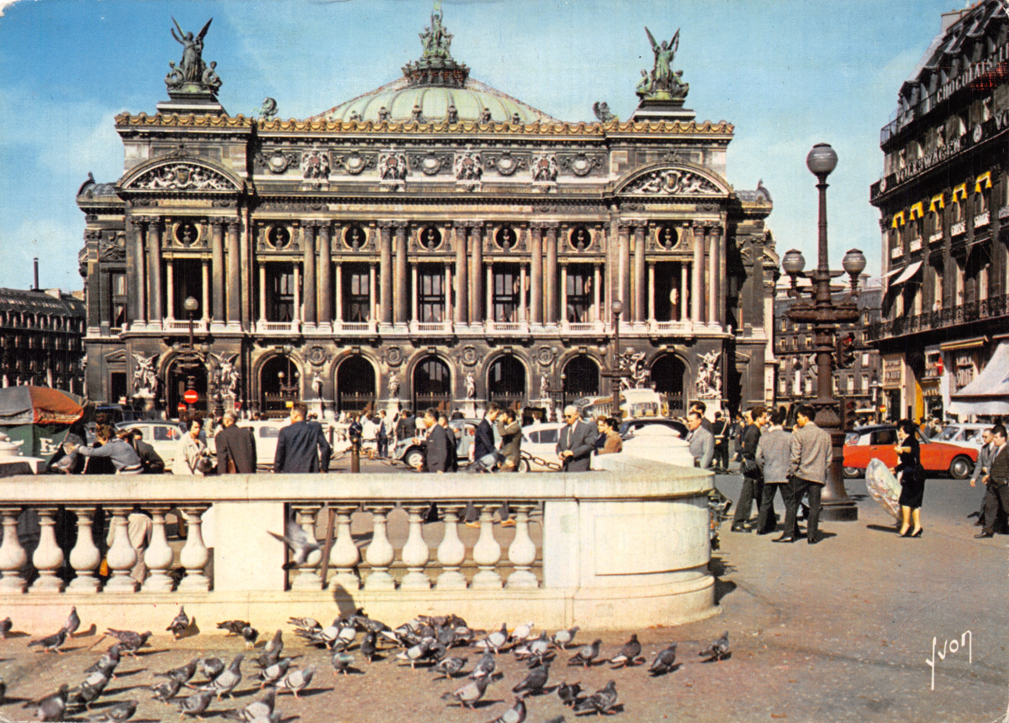 Operahuis Garnier — uitzicht van de voorkant — Éditions d'art Vyon, n° 459