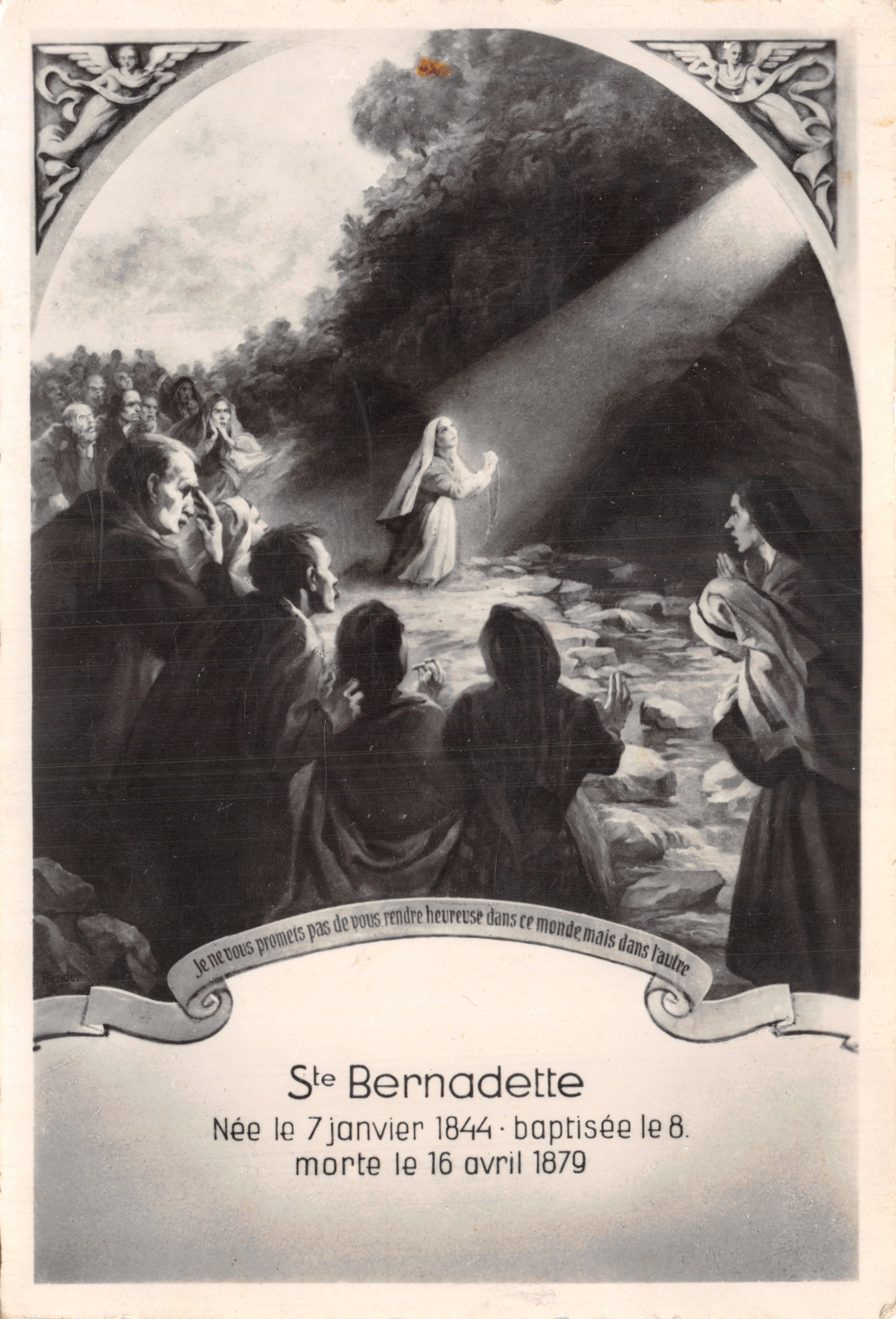 Sainte Bernadette — Apparition à Lourdes — Édition de la Paroisse
