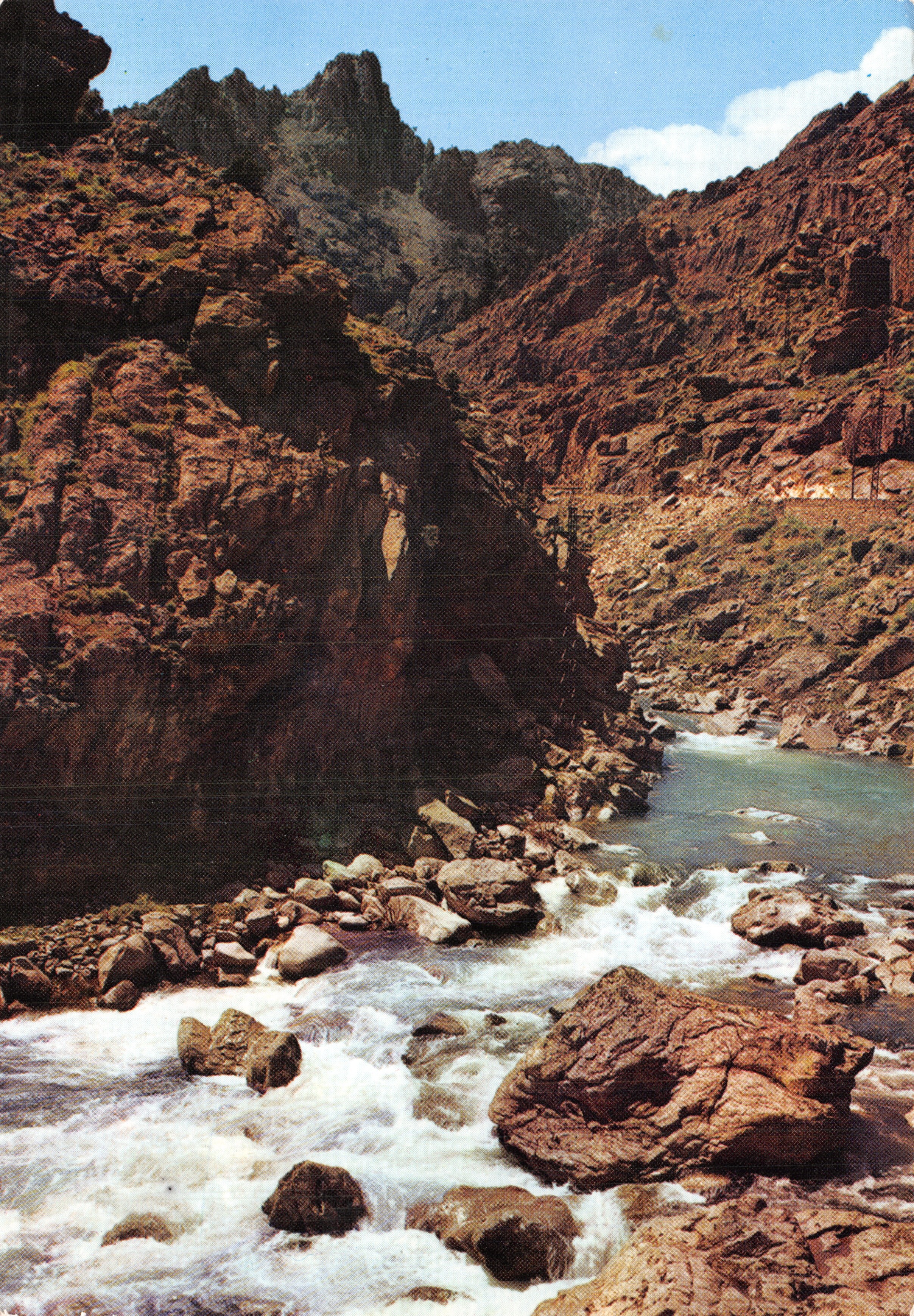 Gorges de la Scala — landschap met canyon en rivier — Éditions MAR, Nice, n°1716