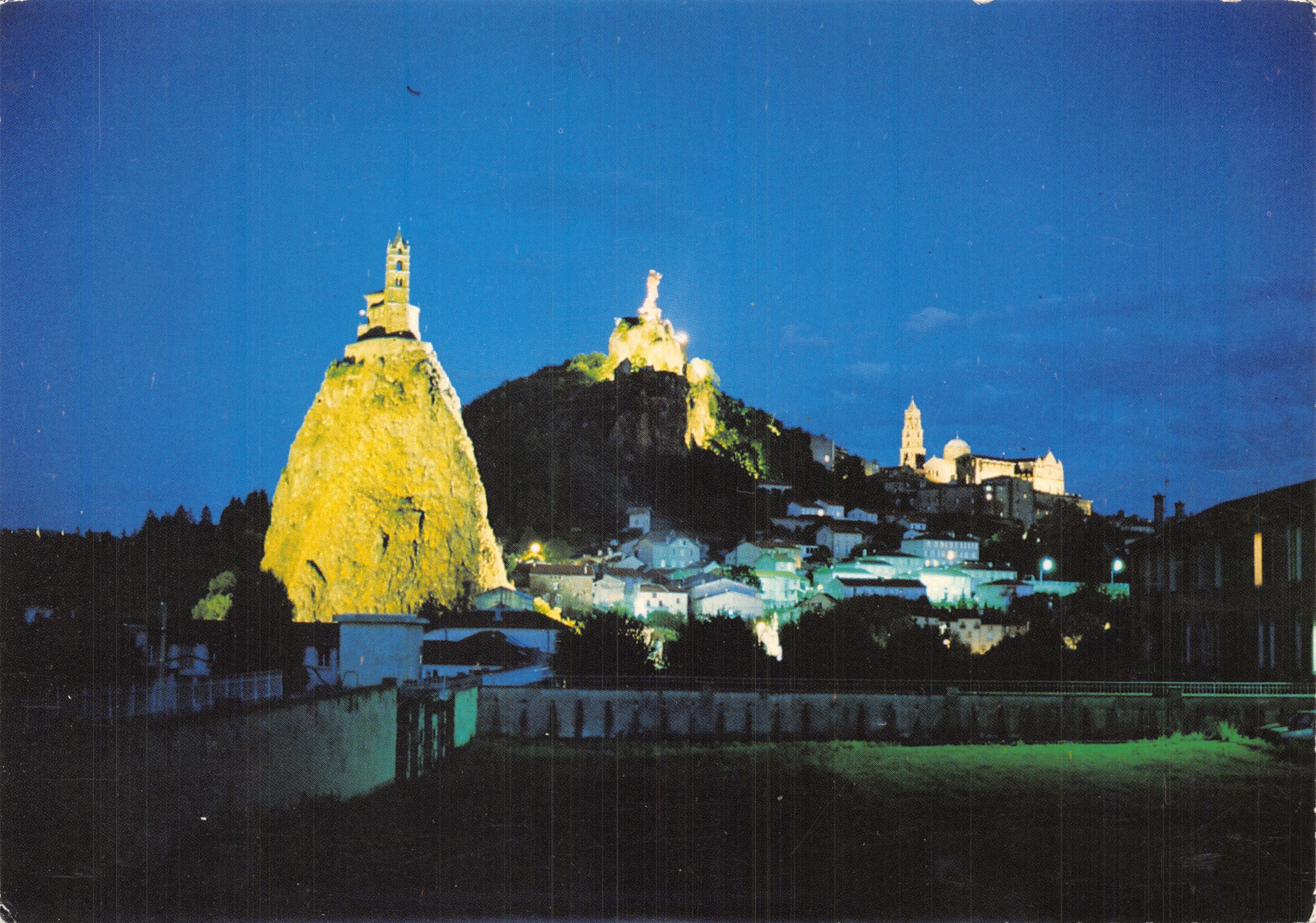 Le Puy-en-Velay — vue générale de nuit — Ed. Pignol Denis - Vals 3237