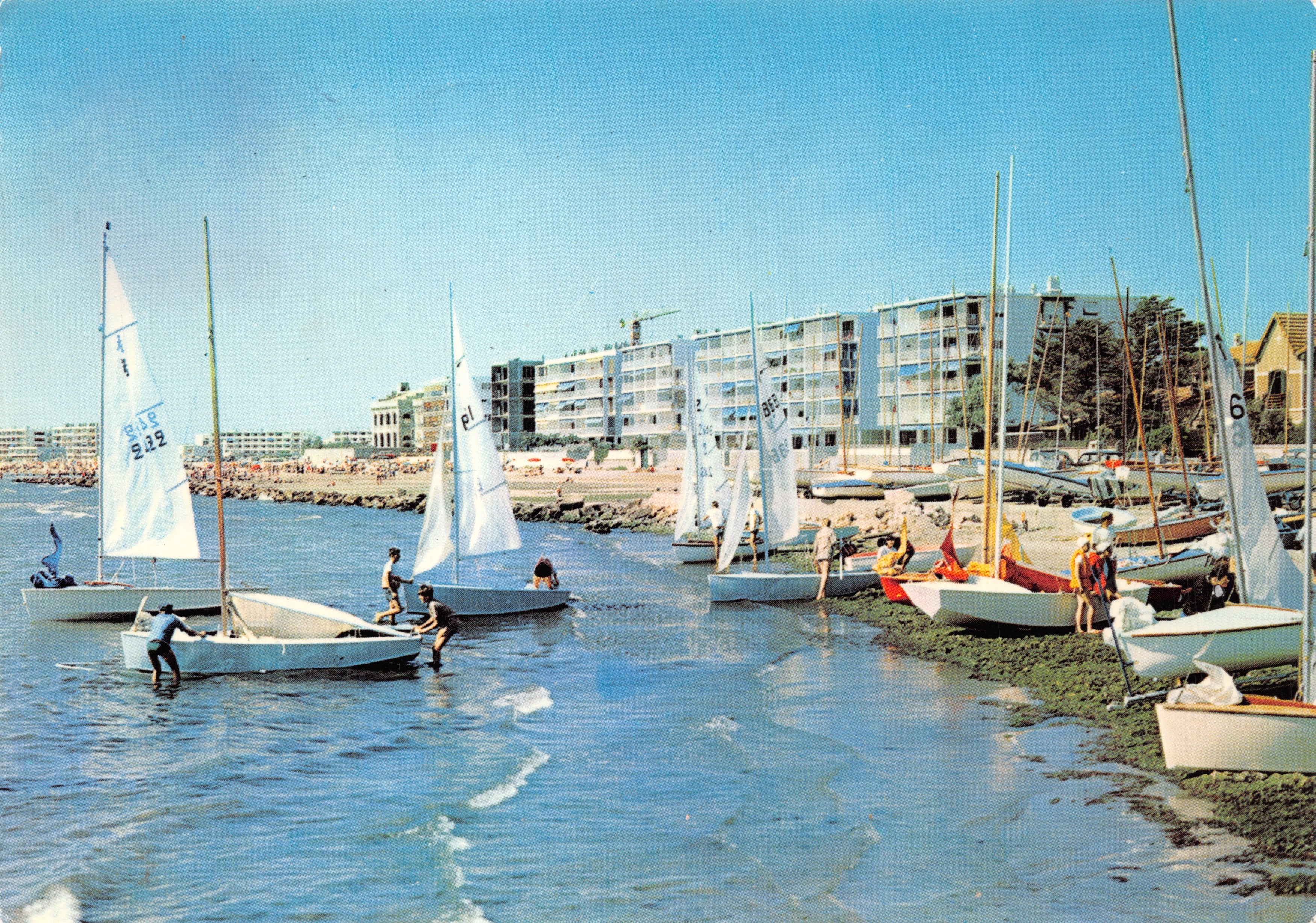 Spiaggia della Riva destra — Le Grau du Roi (Gard) — Edizioni "S.L." Lyon/Villeurbanne