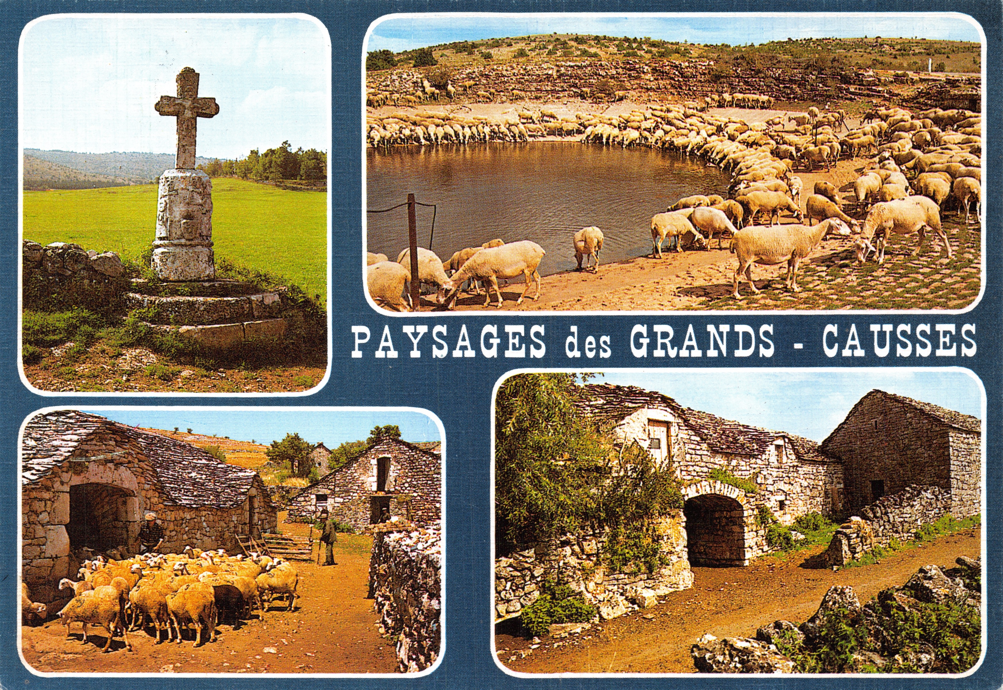 Paesaggi dei Grands Causses — Croix du Buffre, lavogne, capanne caussenarde — Edizione di lusso, Photo Editions BOS
