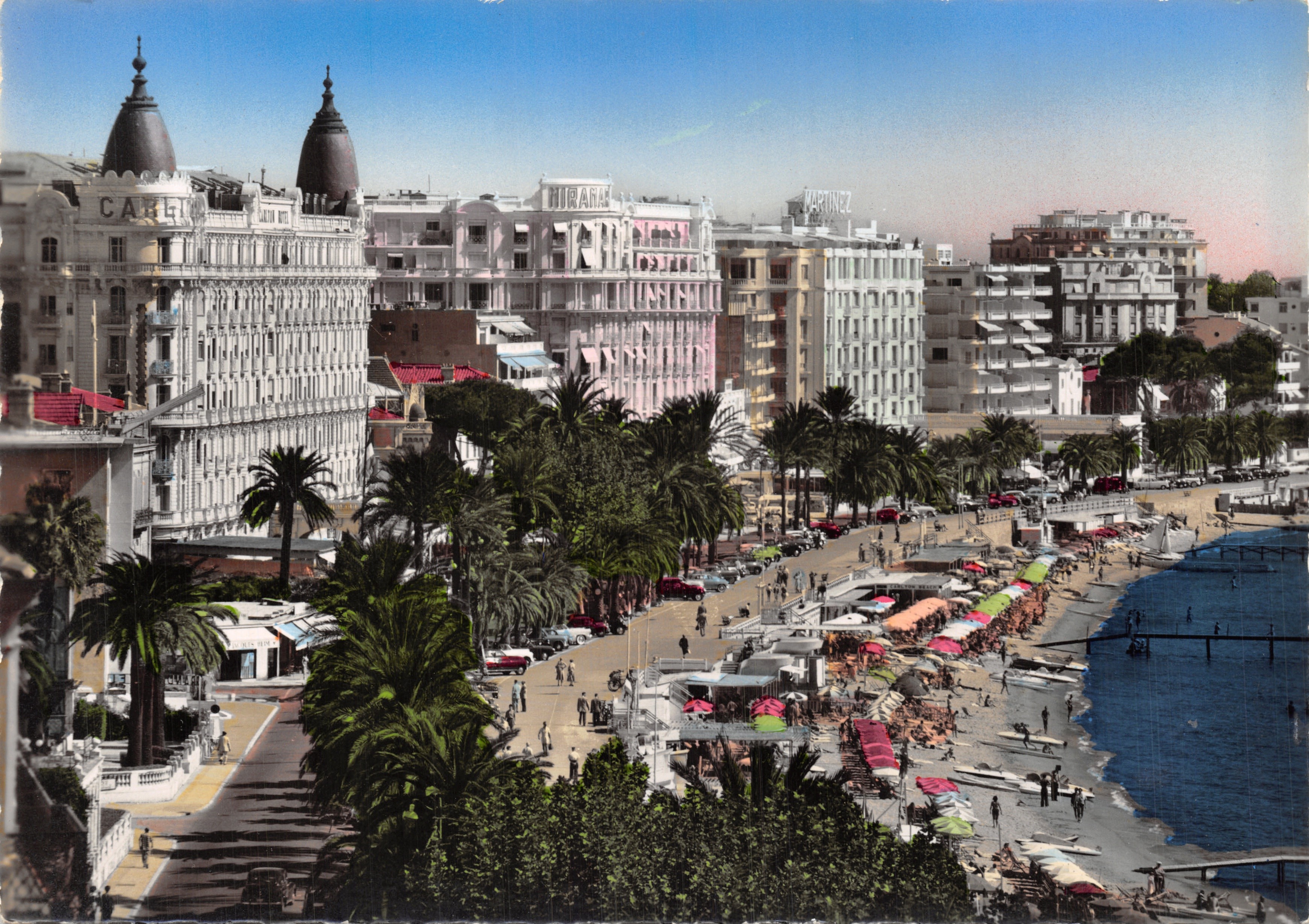Cannes — het strand, de Croisette en de palazzi — Éditions S.E.P.T
