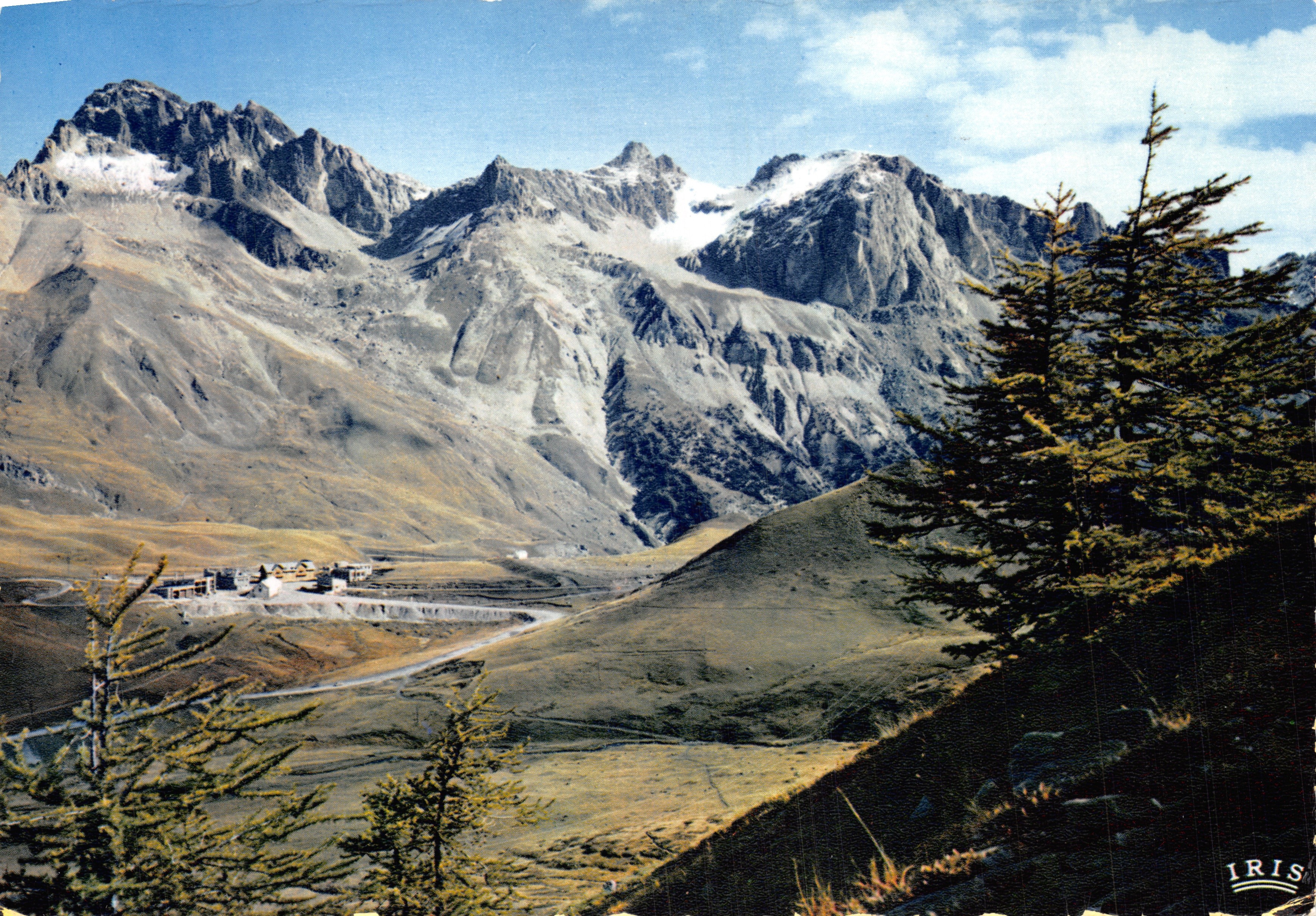 El Col du Lautaret — vista del Grand Galibier y la cadena de los Séracs — editor IRIS