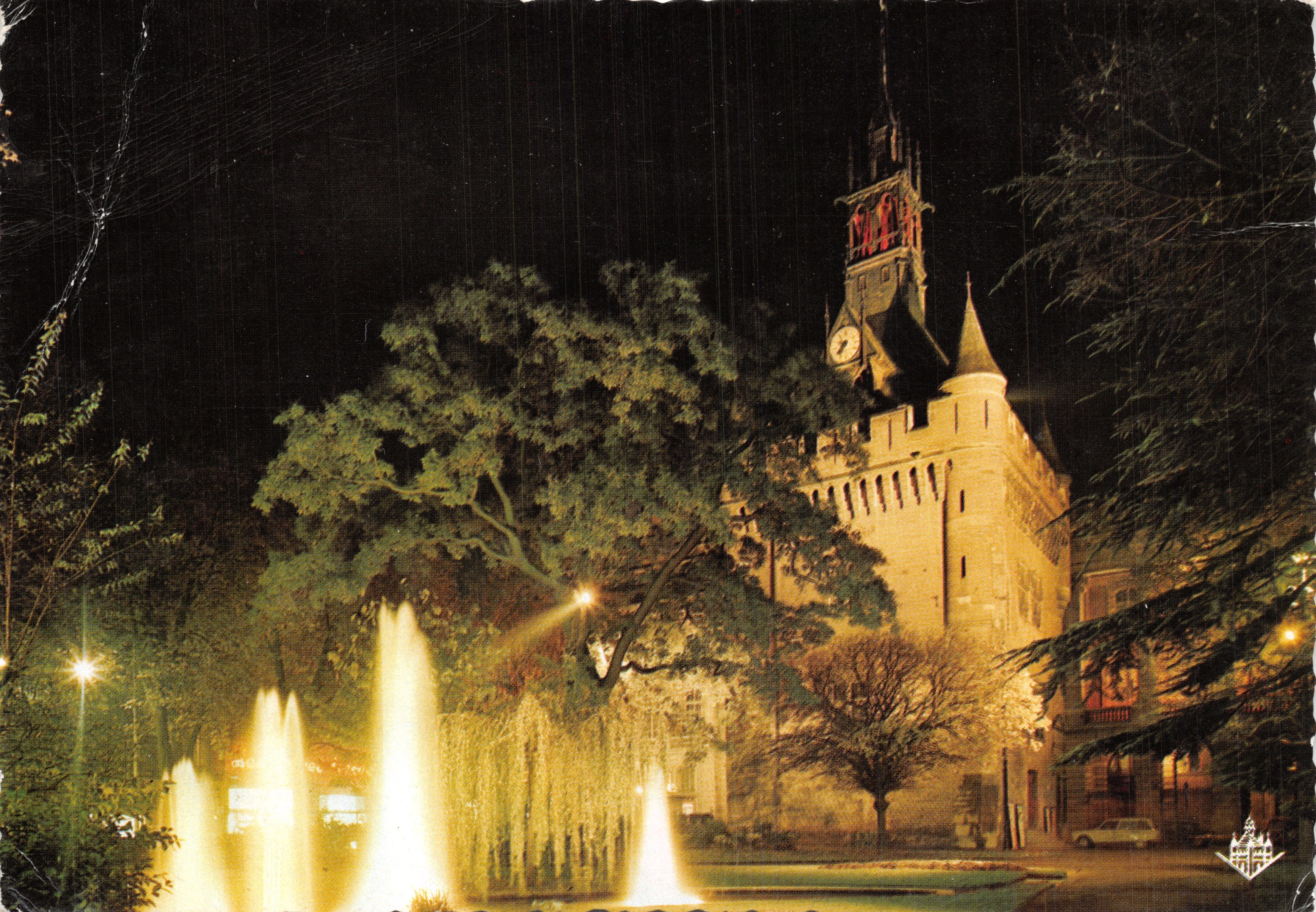 Toulouse — Illumination of the Garden and Donjon of the Capitole — Éditions d'Art Labouche Frères