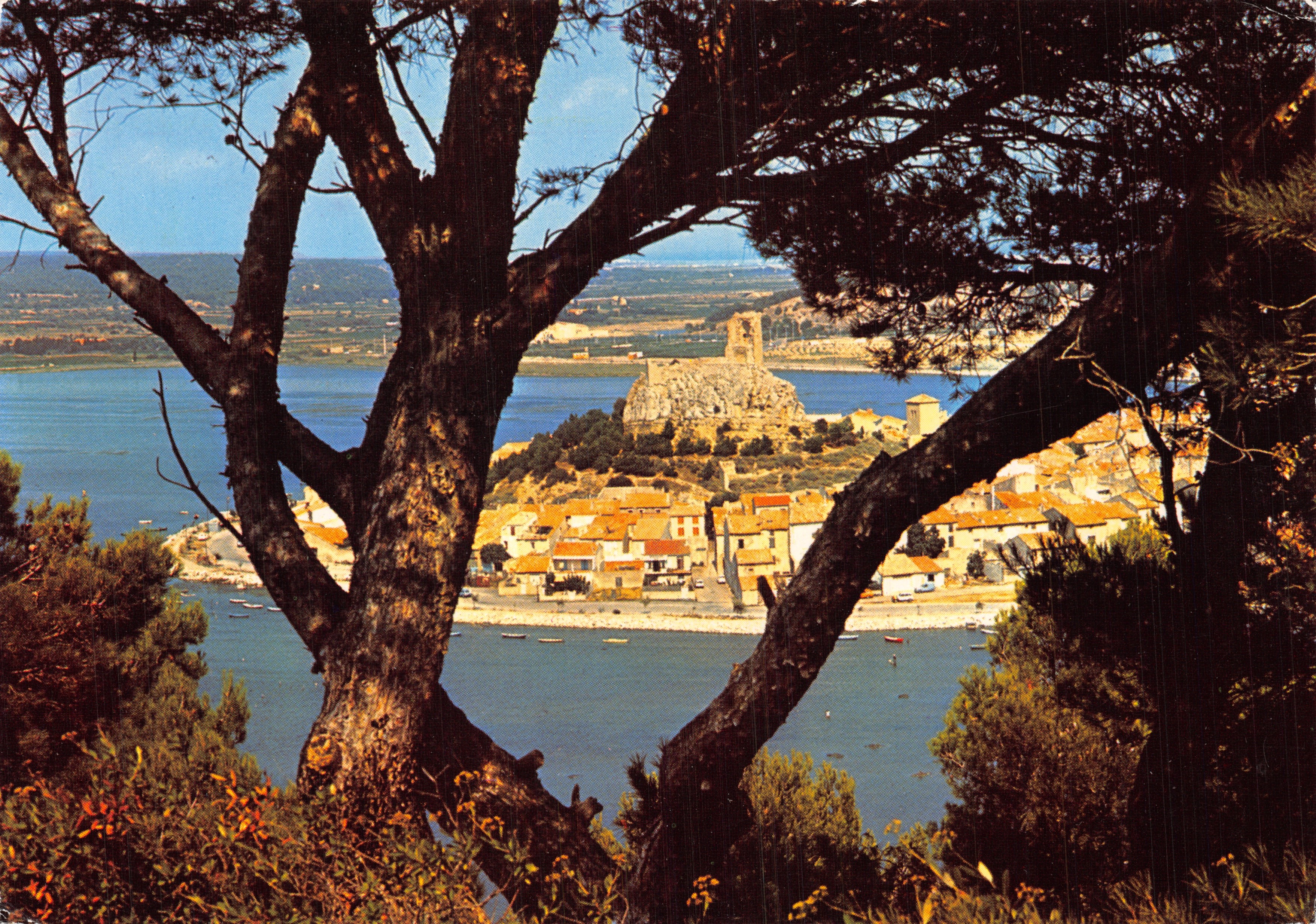 Gruissan (11) — Vista general, la Torre de Barberousse — Éditions d'Art Larrey