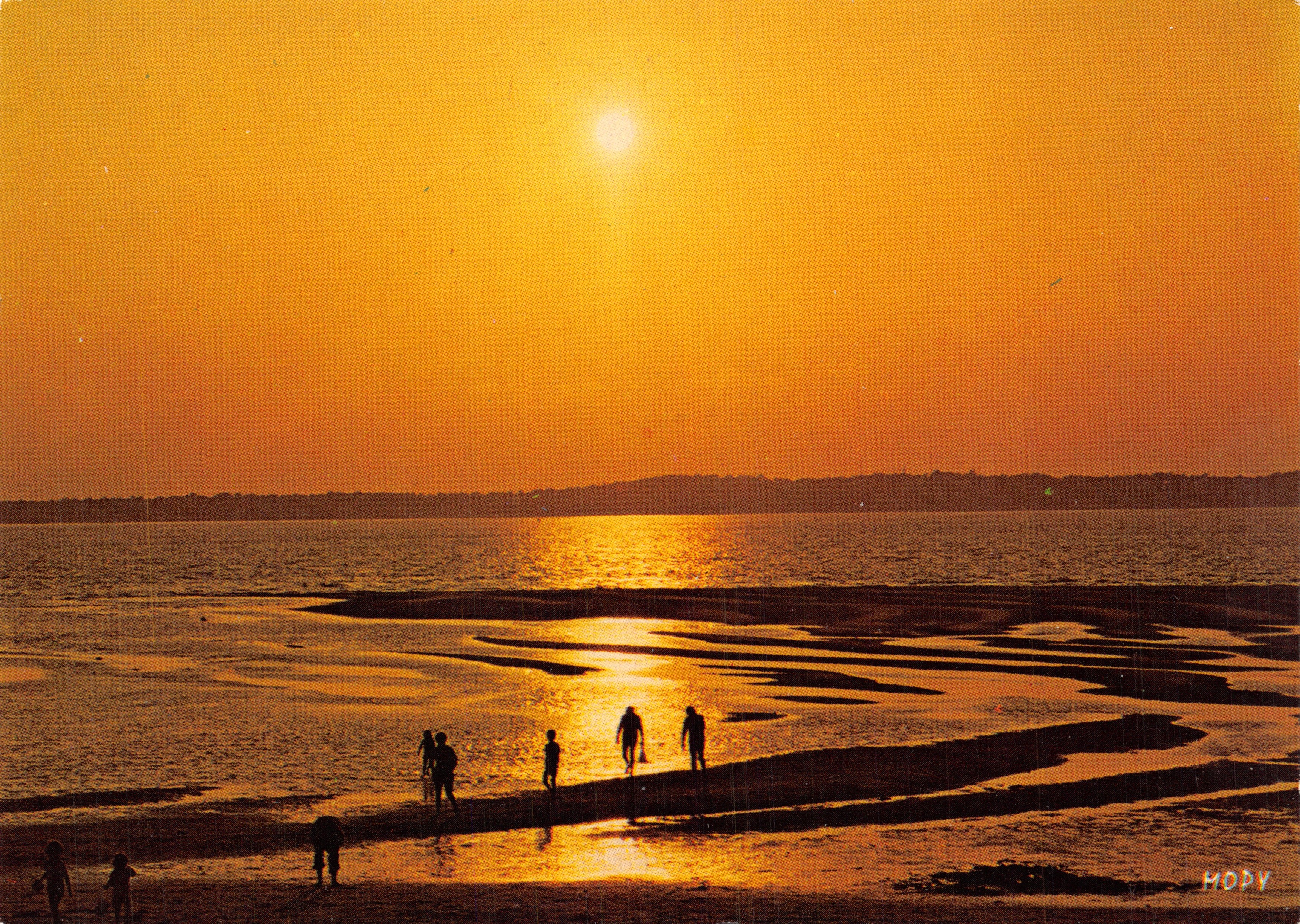 Tramonto — spiaggia atlantica — editore MOPY, n. 40-1090