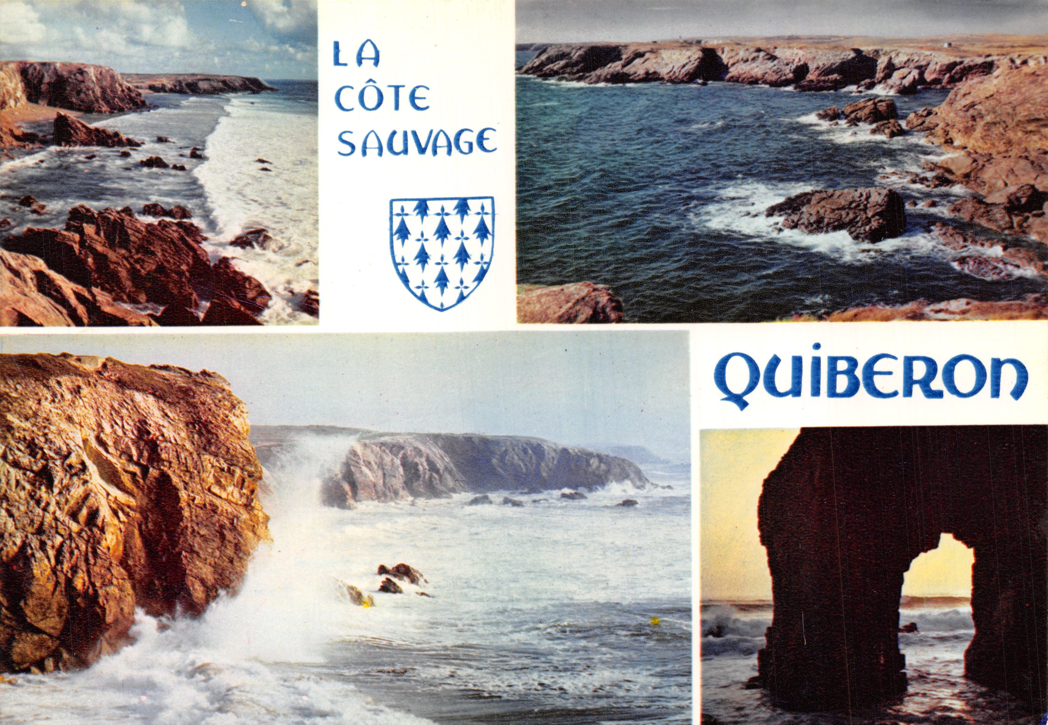 La Côte Sauvage — Quiberon — Editor IRIS JOS, n° MX 2706