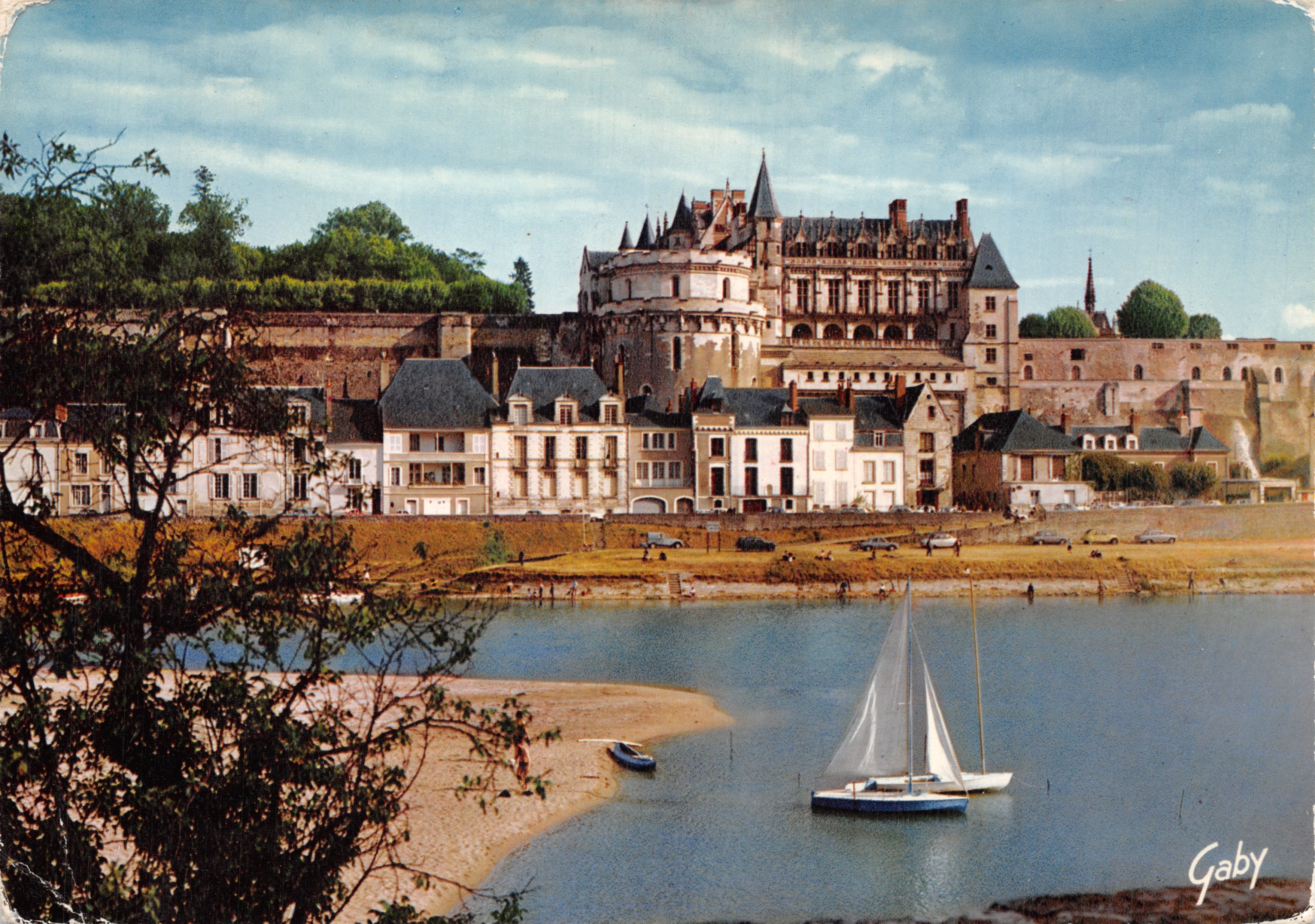 Schloss Amboise — Ansicht der Loire und ihrer Denkmäler — Verlag Gaby