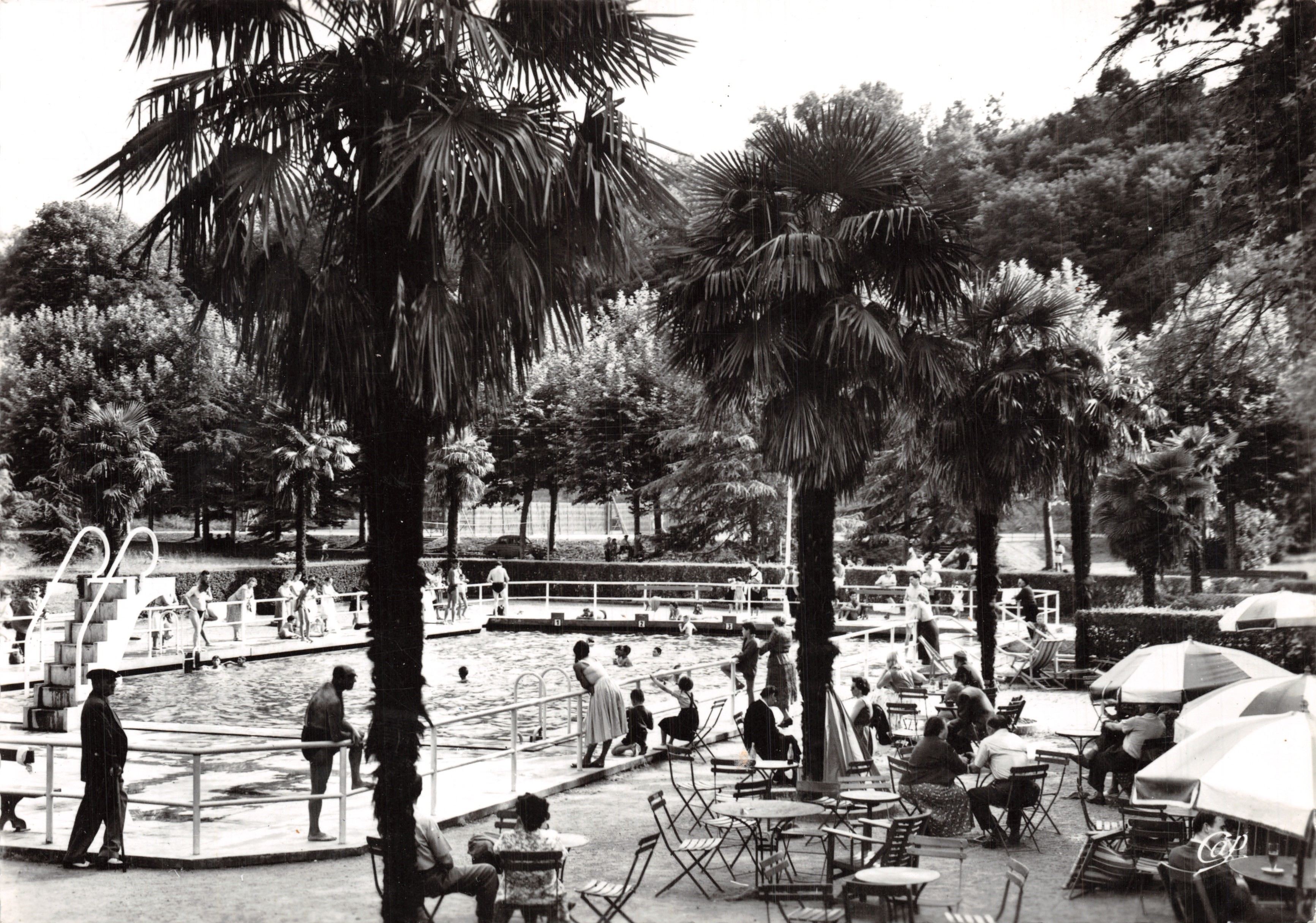 La Piscina dei « Baignots » — Dax (Landes) — Cie des Arts Photomécaniques, Paris (65)