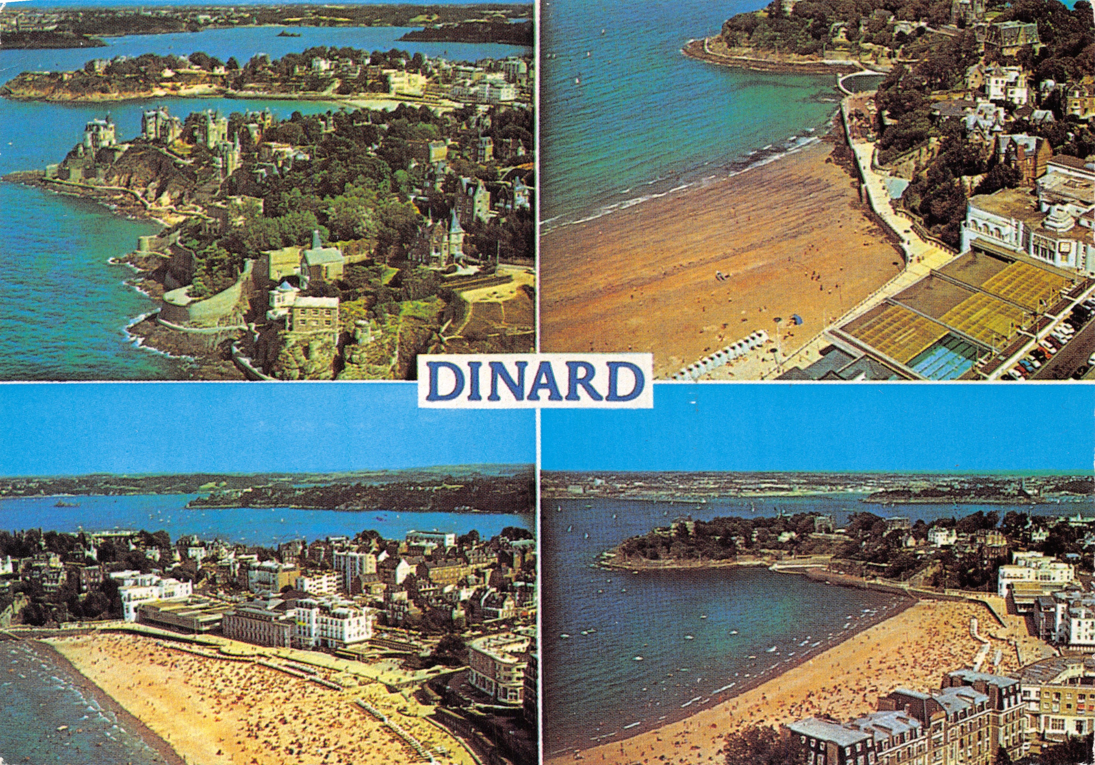 Dinard — luchtfoto van de badplaats — Uitgaven van Gaber