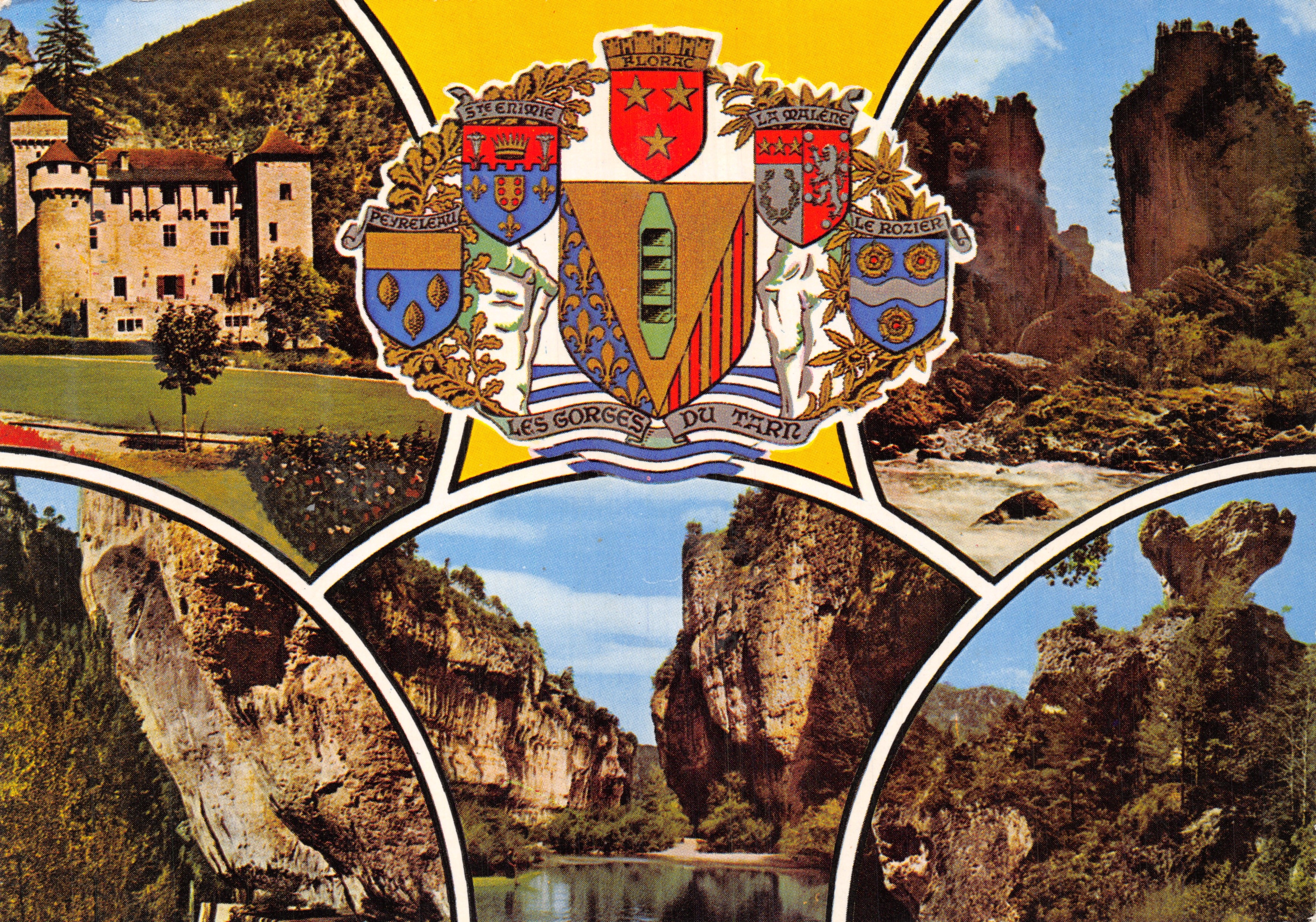 Les Gorges du Tarn — Château de La Caze, Pas de Souci, et paysages — Société des Cœureurs Naturelles