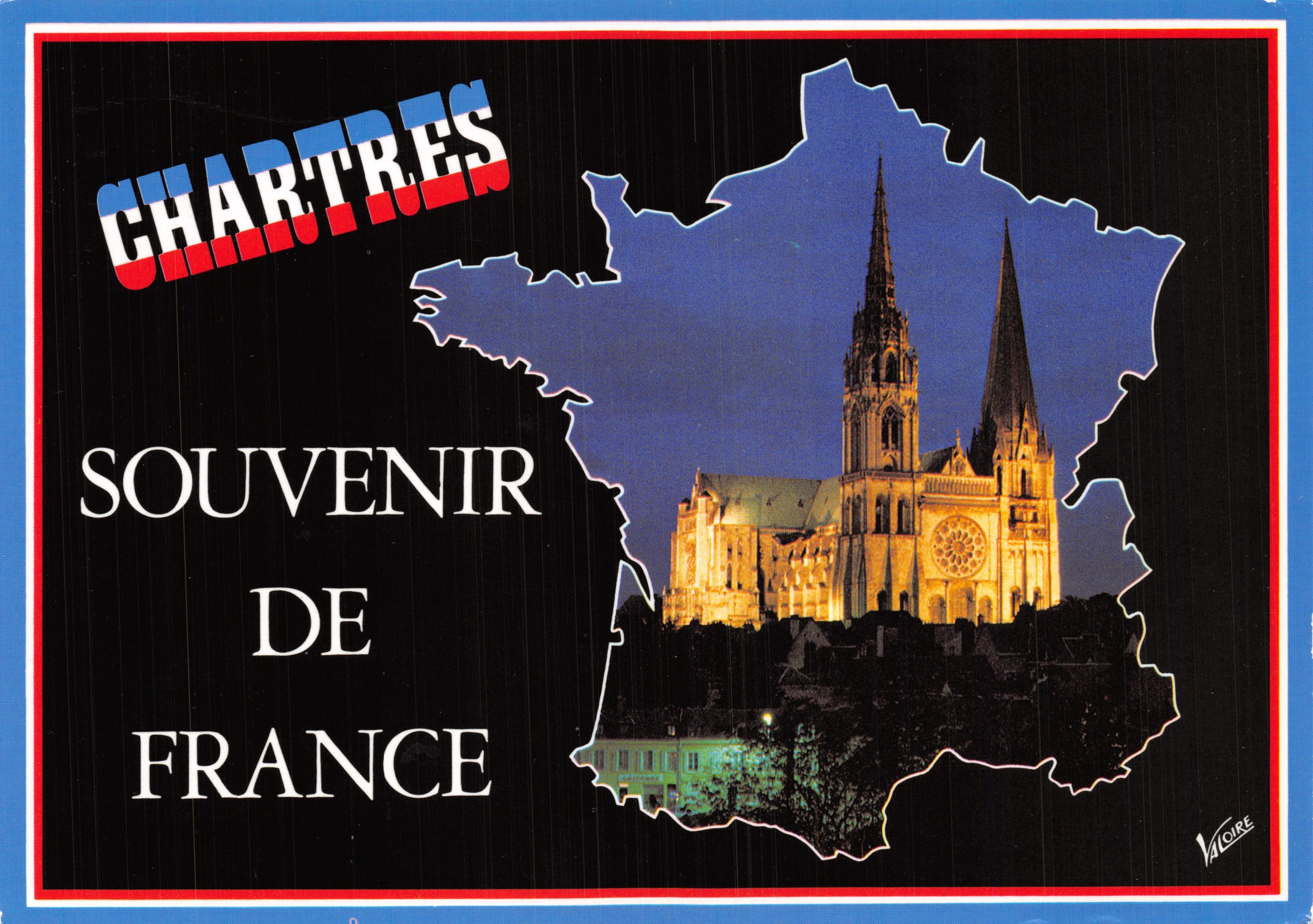 Chartres — Cattedrale illuminata — Editore VALCOIRE