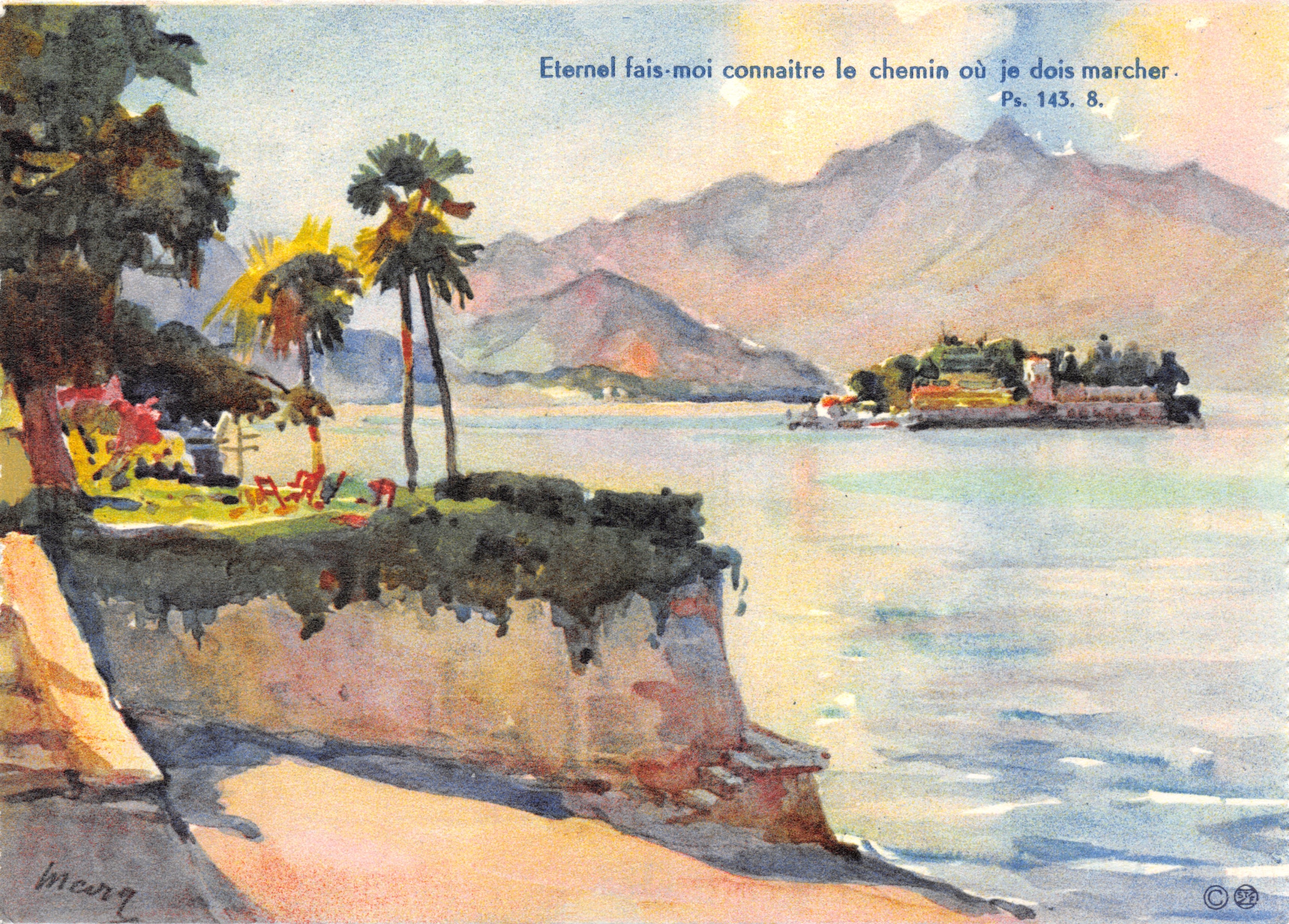 Isola Bella Aussicht von Stresa — Lago Maggiore — Stöhl Edition