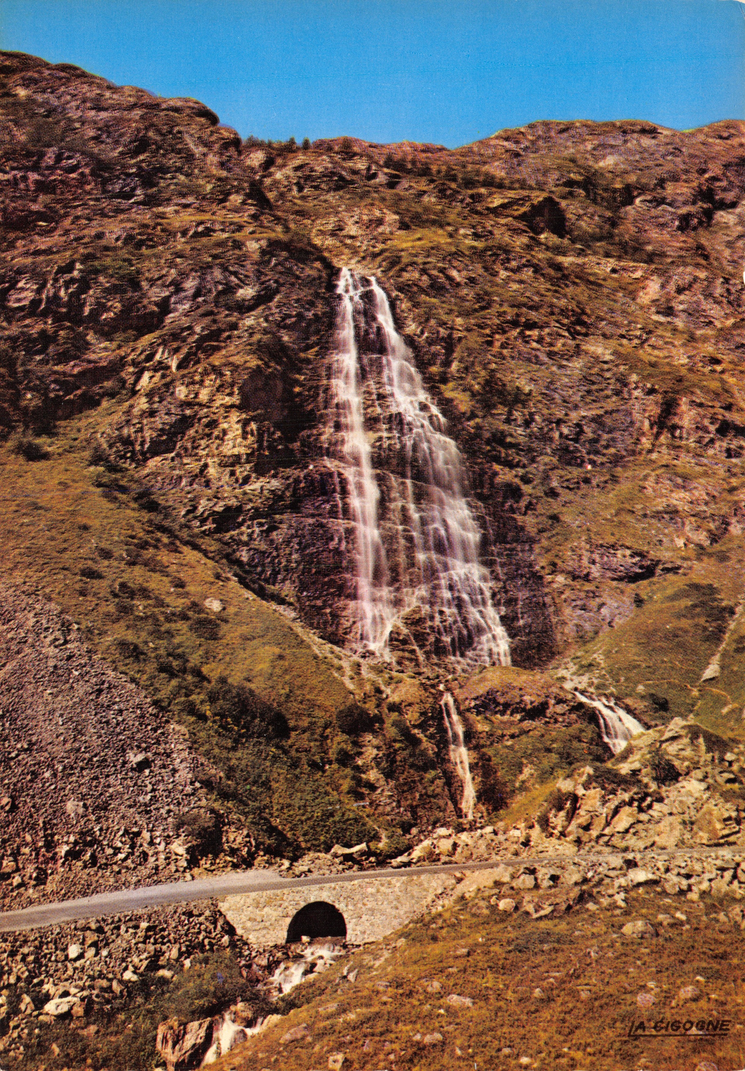 De waterval van het Wittebruilid — Valgaudemar (Isère) — Éditions La Cigogne